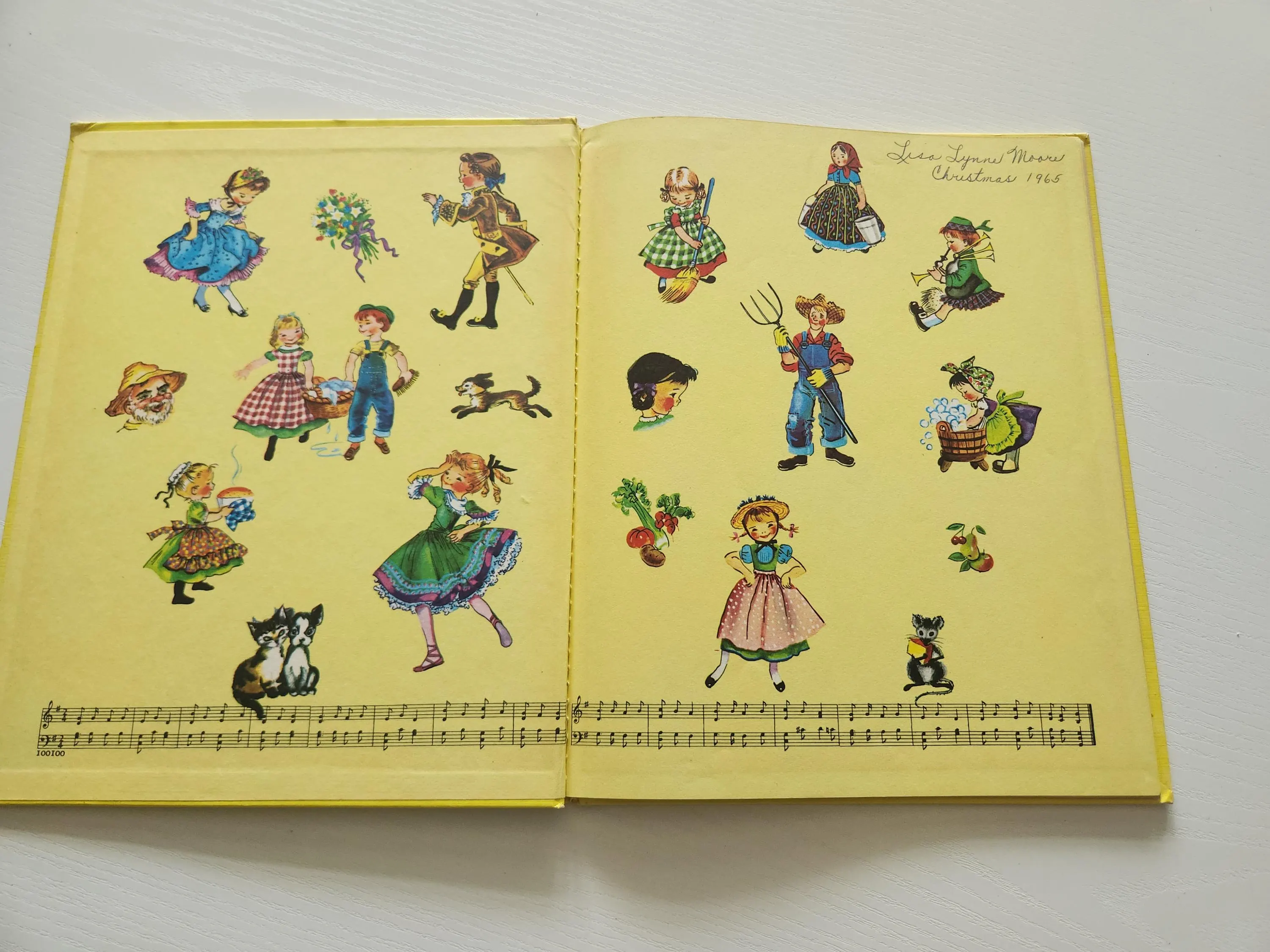 Vintage Children's Song Book – 1951 Nursery Rhymes, Illustrated - image 3
