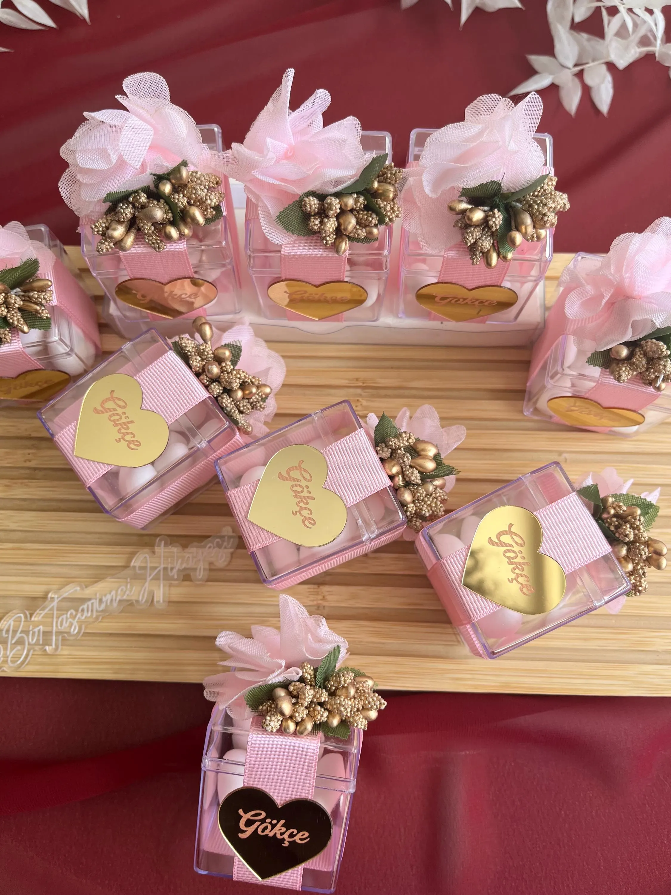 Personalized Baby Shower Candy Box: Chocolate Almond Favors - image 5