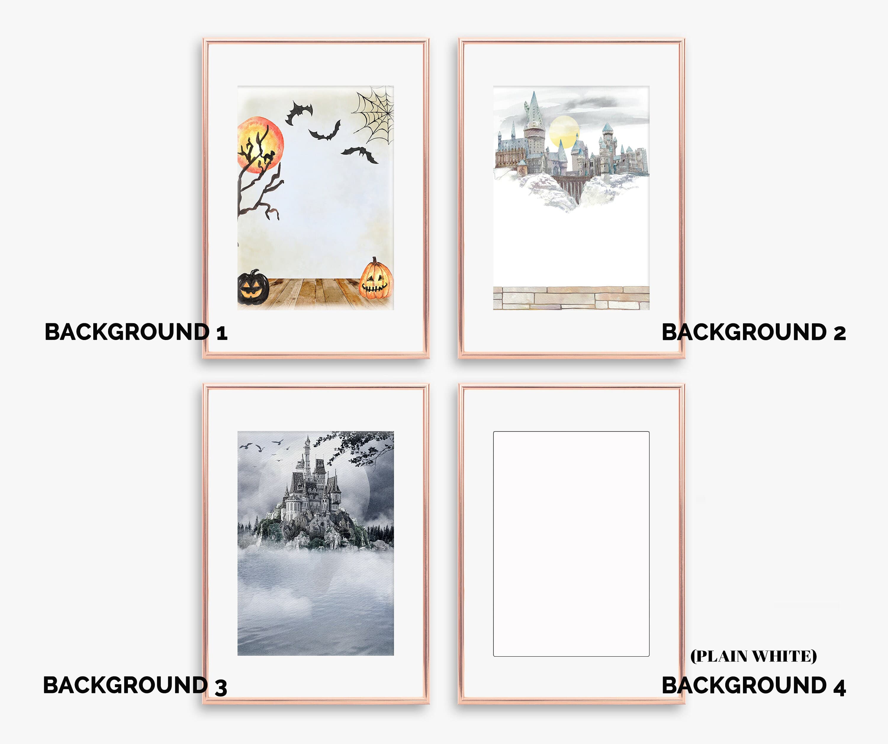 Custom Witch Best Friend Print, Halloween Wizard Art (Digital File) - image 5