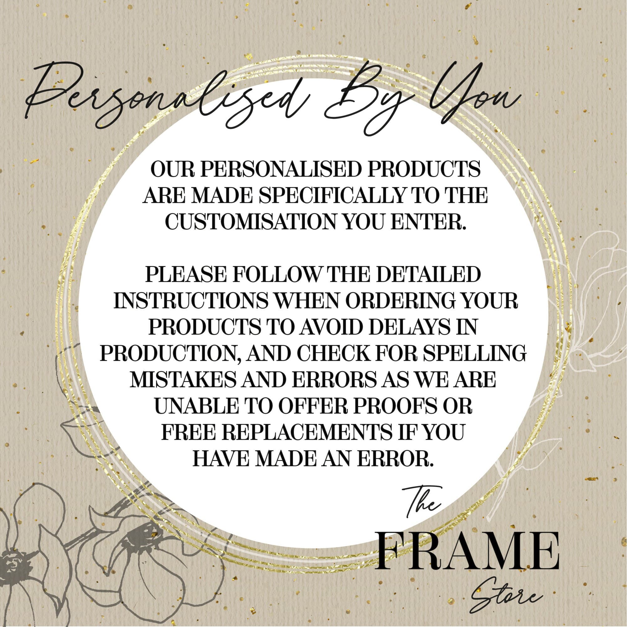 World's Best Nanny Belongs To Me | Gift for Nan Nana Nanny | Personalised Frame For 7x5 Or 6x4 Picture - image 3