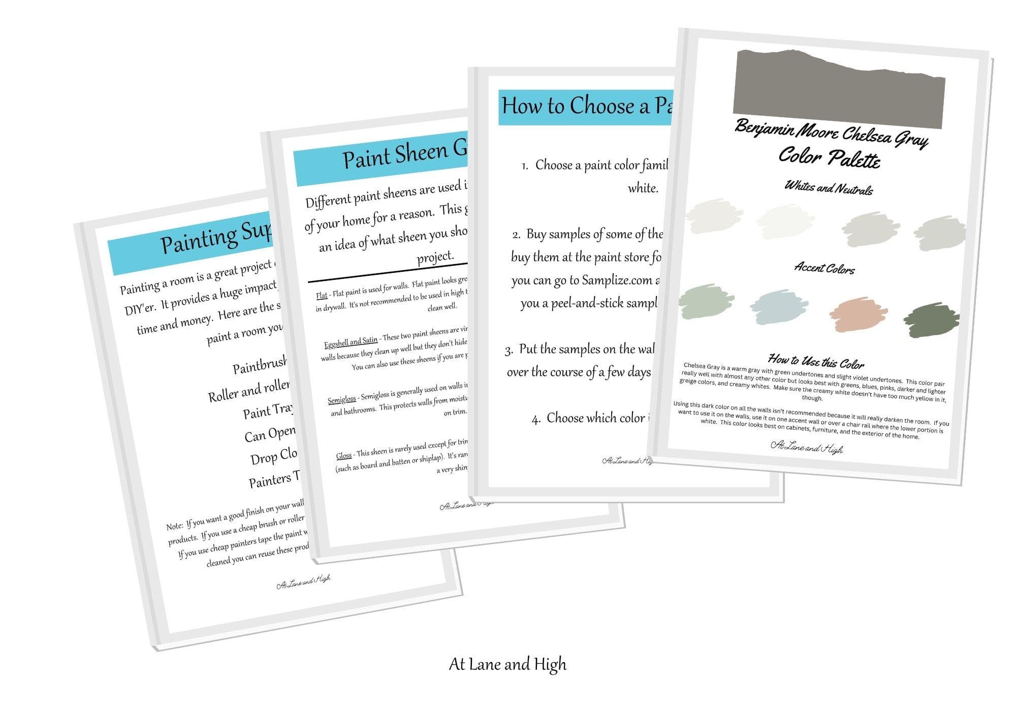 Chelsea Gray by Benjamin Moore whole home color palette - interior paint palette - image 3