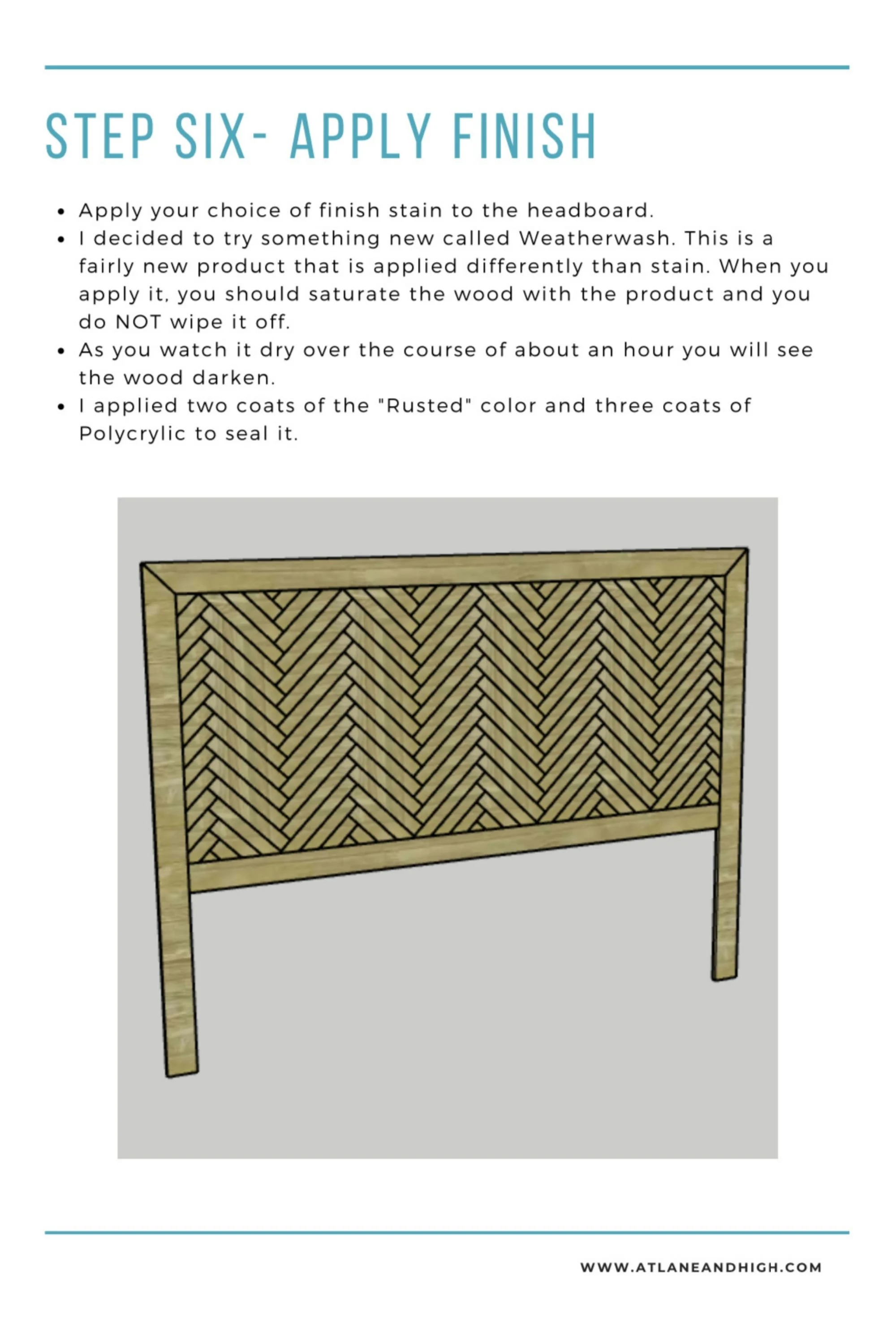 Headboard Build Plans, Herringbone Headboard Build Plans, DIY Headboard plans, DIY Herringbone Headboard build plans - image 5