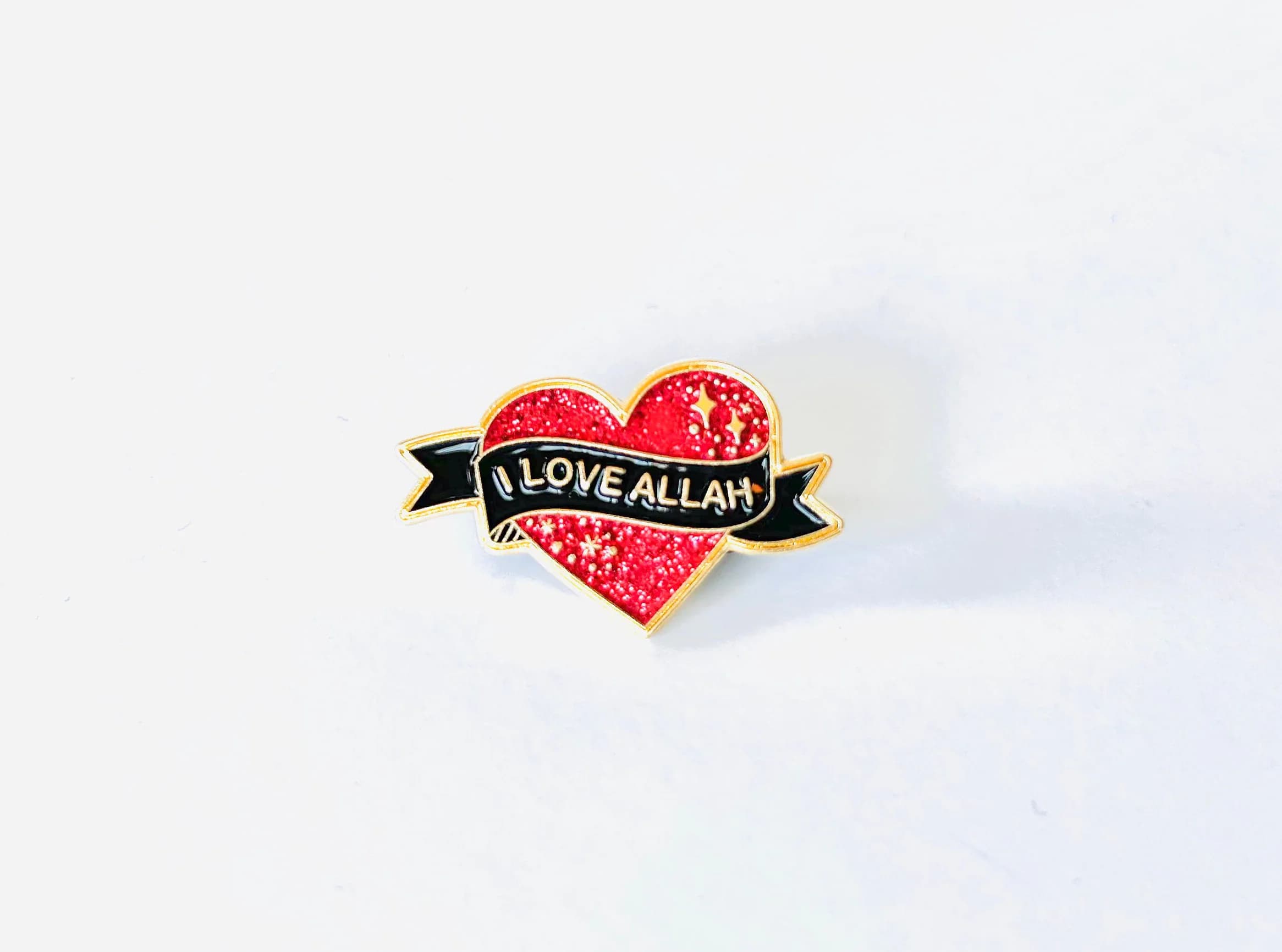 Muslim Enamel Pins Love Allah Eid Gifts Pin Eid Party favor Eid Goodie Bag Favor Ramadan Favor Muslim Goodie bag Collectible Islamic Brooch - image 2
