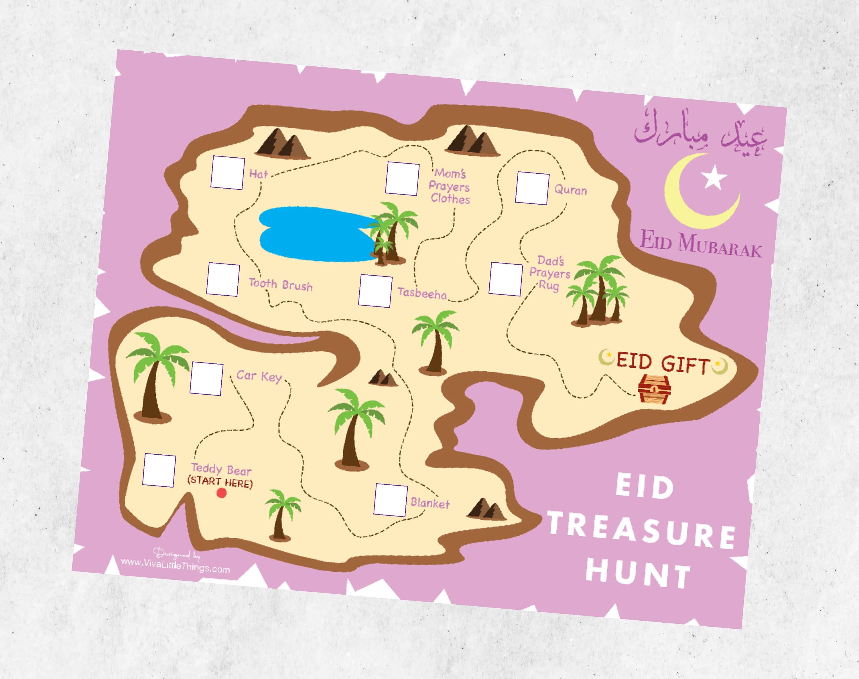 Eid Scavenger Hunt Activity Printable Activity Islamic Activity Printable Ramadan Islam Activity Printable Eid Kids - image 3
