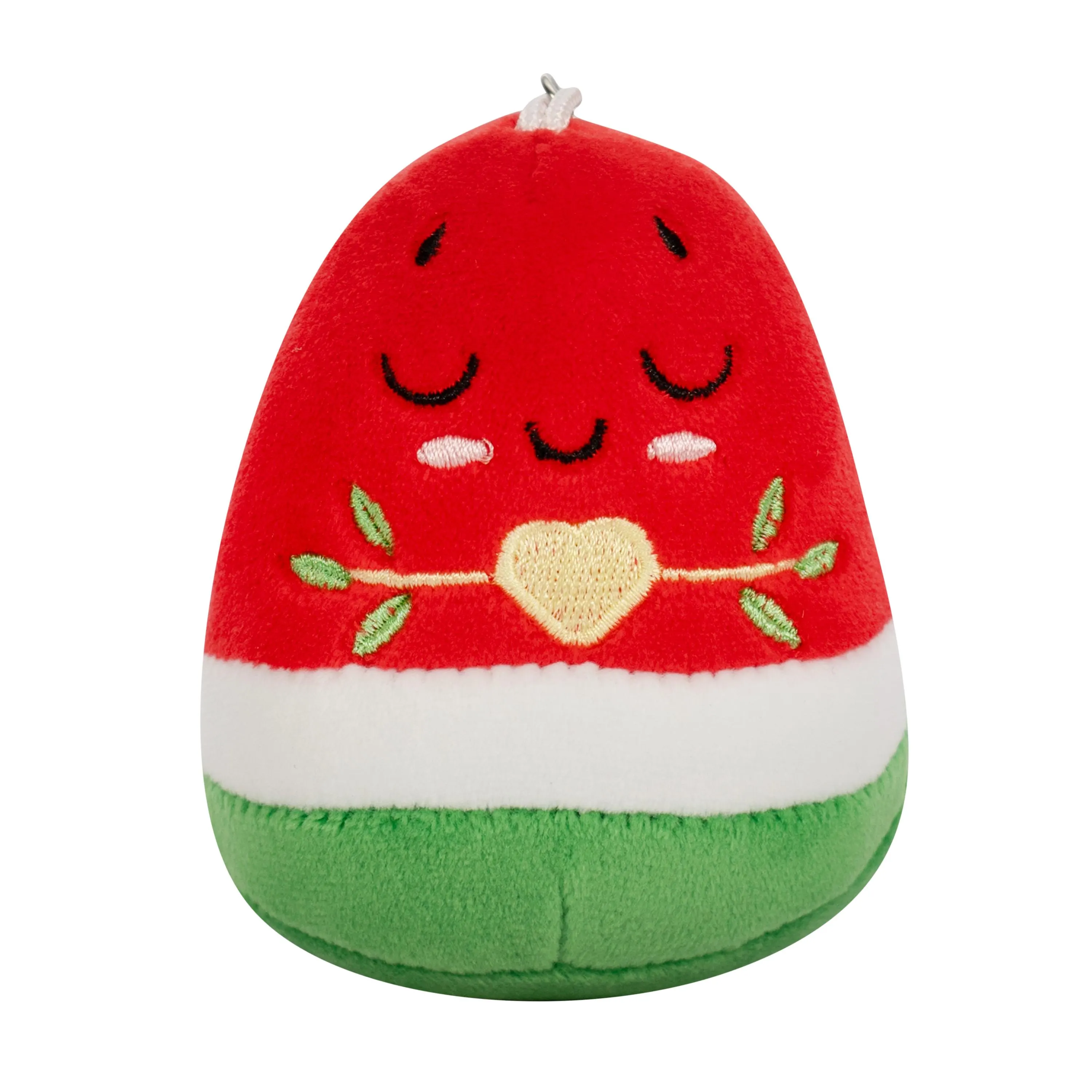 Watermelon Keyring - 8cm Soft Adorable Fruit Plush Muslim Doll, Ramadan & Eid Gift - image 3