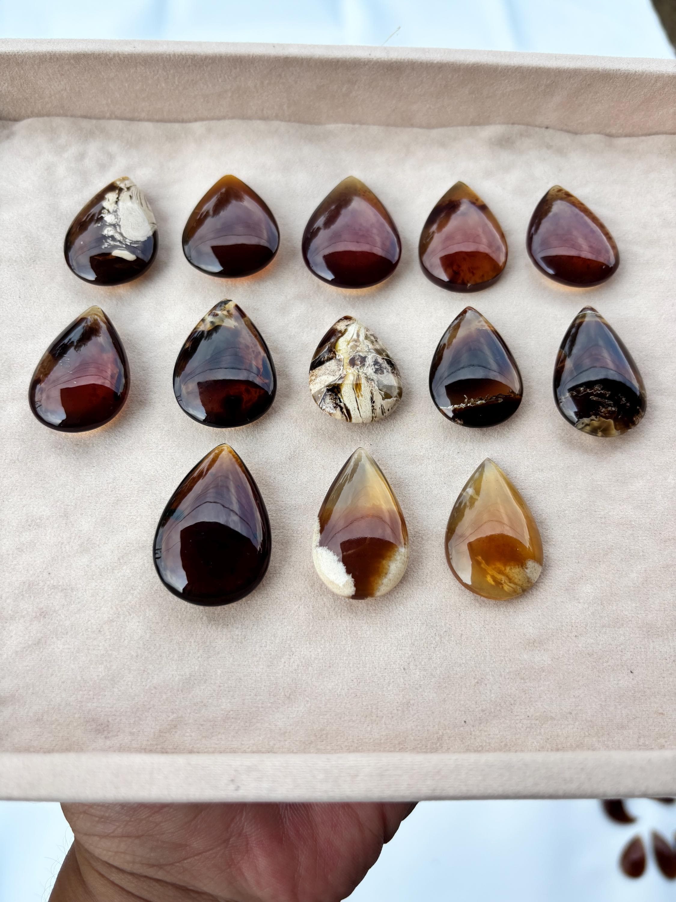 Natural Amber Teardrop Pendant | Genuine Gemstone Jewelry | Elegant Statement Piece - image 3