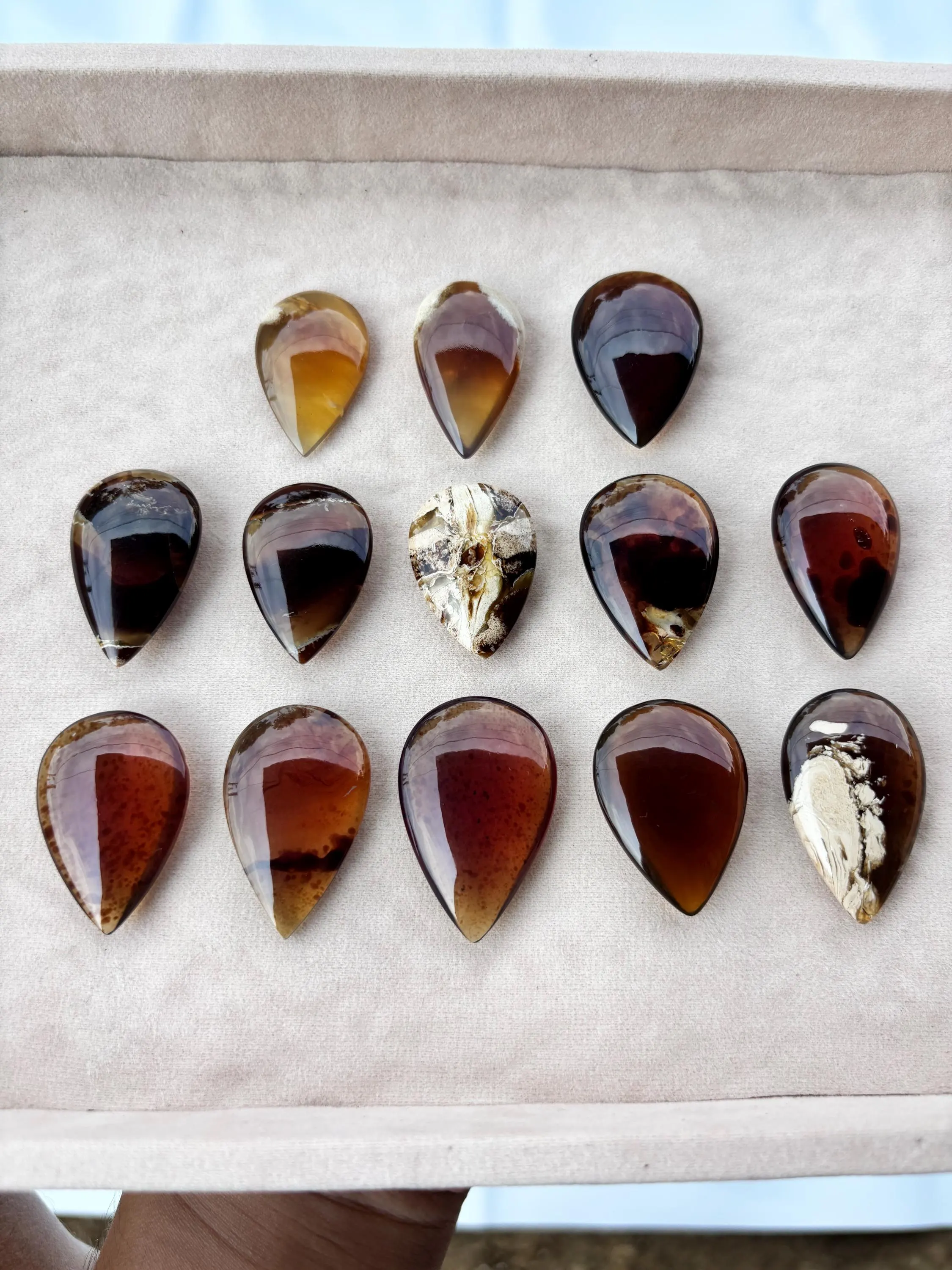 Natural Amber Teardrop Pendant | Genuine Gemstone Jewelry | Elegant Statement Piece - image 4
