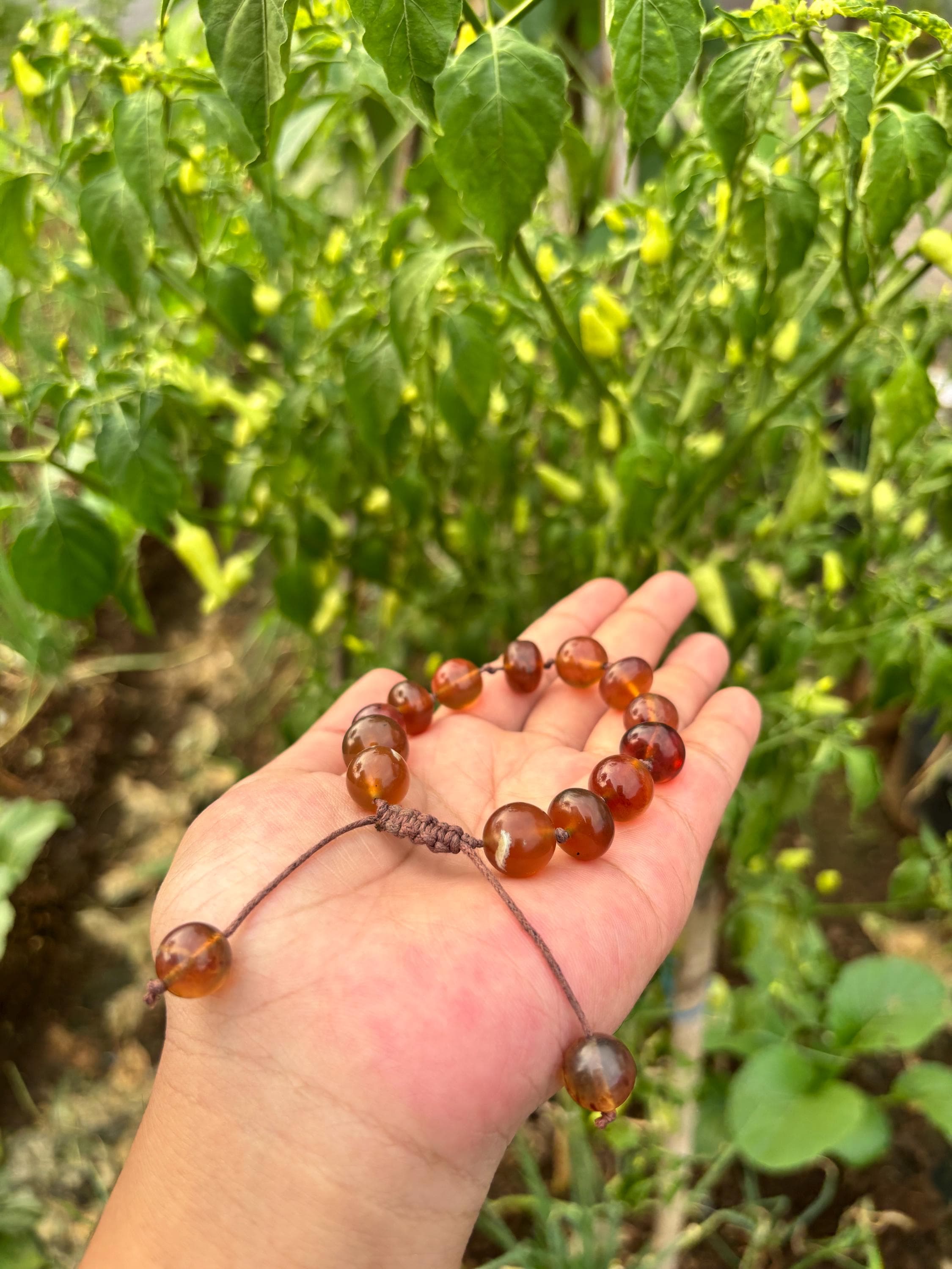 Natural Sumatra Amber Bracelet | Handmade Premium Amber Jewelry | Unique Gift for Men & Women - image 4