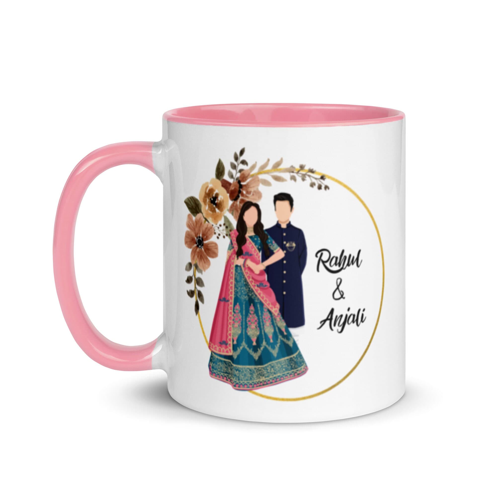 Personalized Indian Wedding Mug: Desi Couple Gift - image 2
