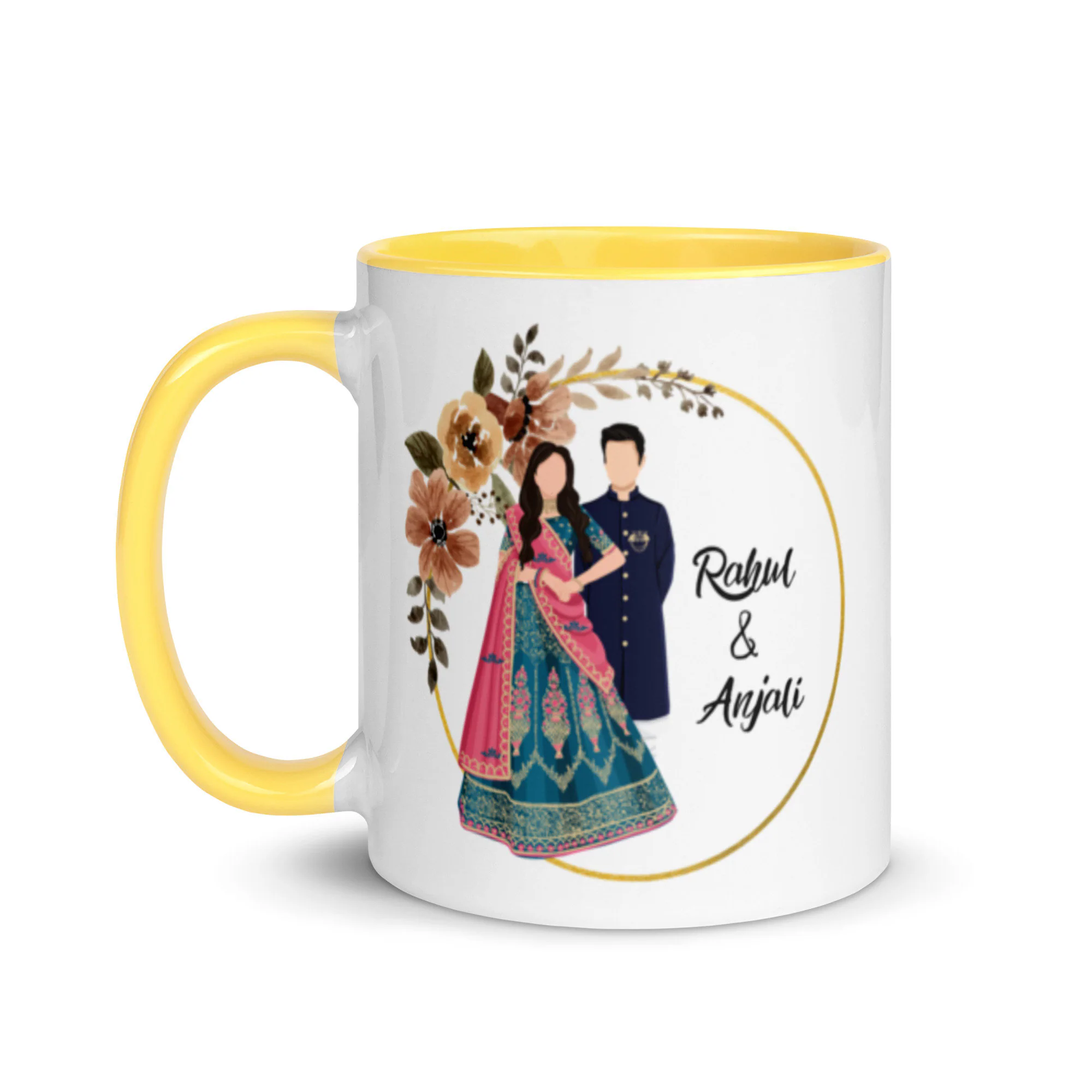 Personalized Indian Wedding Mug: Desi Couple Gift - image 3