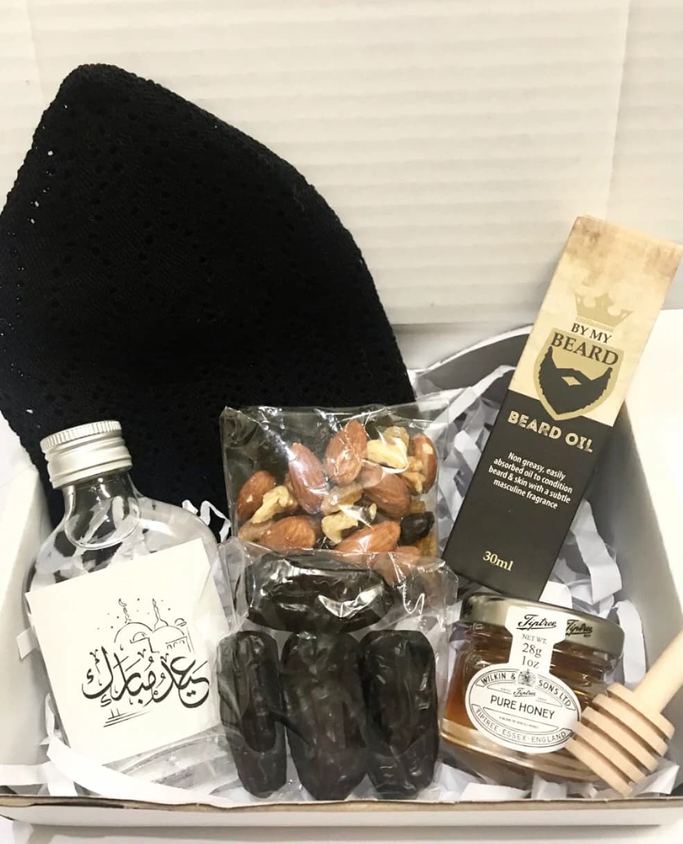 Mini Eid Hamper For Men For Him Revert Skin Care Zam Zam Dates Father Son Husband Brother Grooming Colleague Friend Wedding - image 5