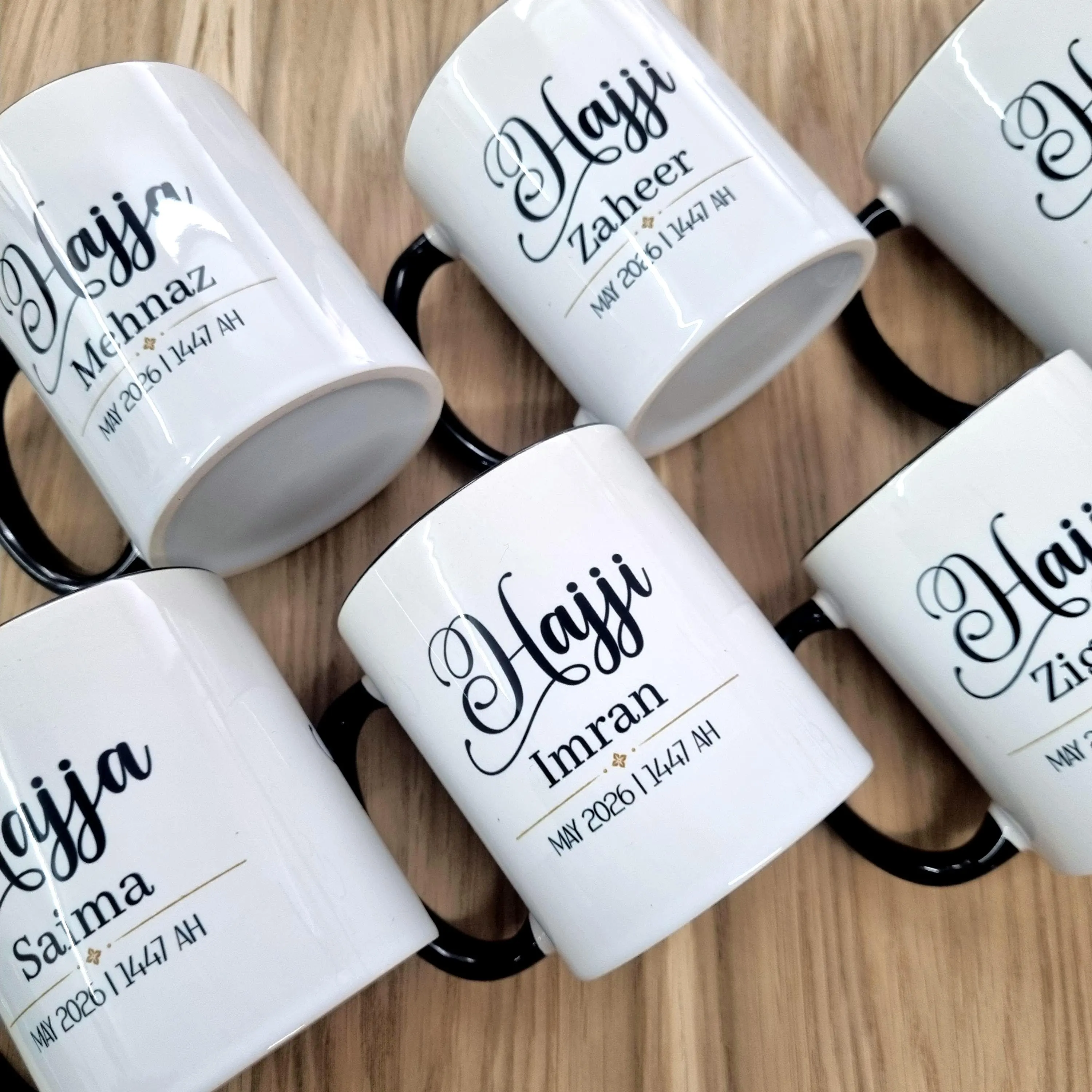 Custom 11oz Mug for Couples Returning from Hajj - Personalised Islamic Gift | Hajj Mubarak Gift| Hajji Mug | Hajja Mug | Hajj Mubarak - image 4