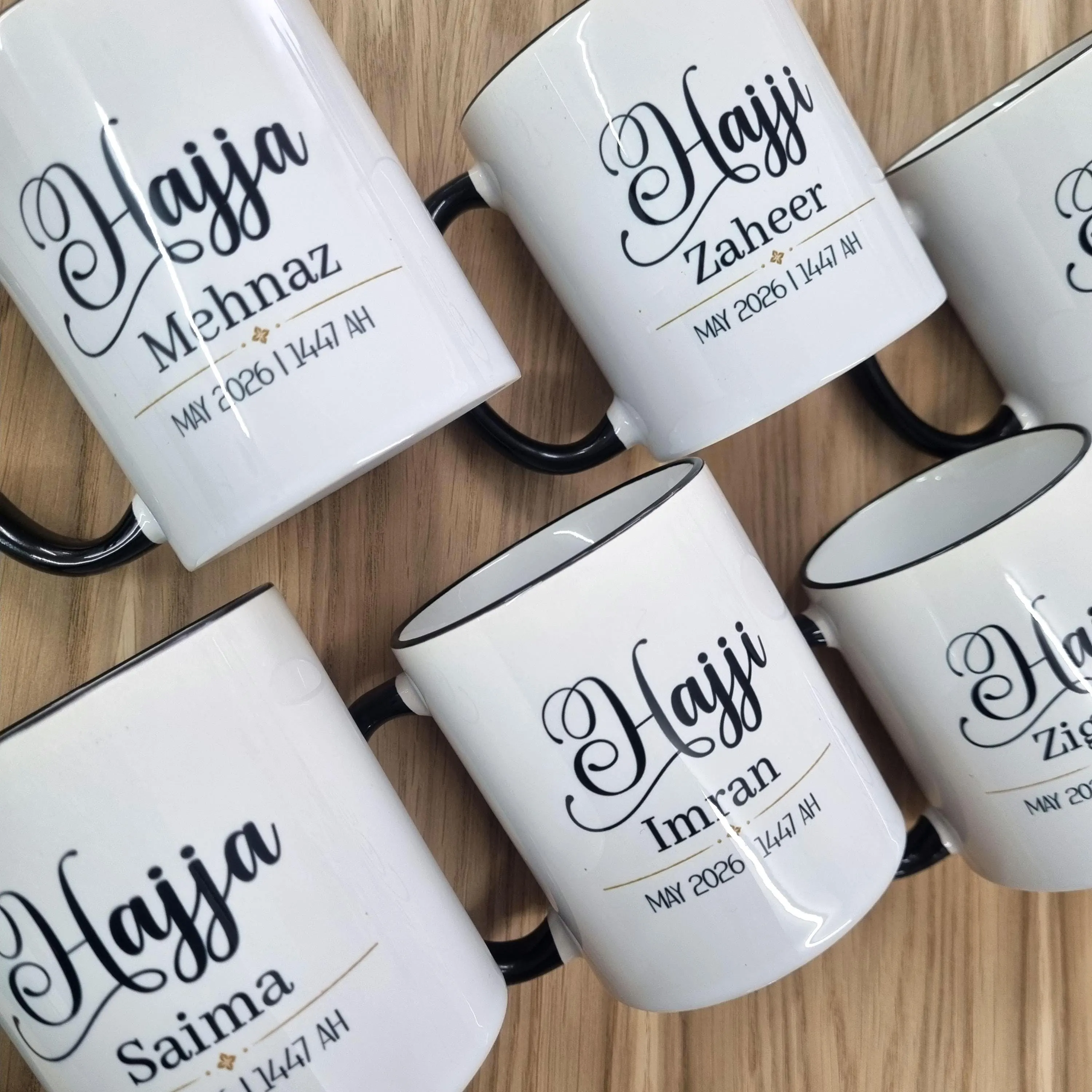 Custom 11oz Mug for Couples Returning from Hajj - Personalised Islamic Gift | Hajj Mubarak Gift| Hajji Mug | Hajja Mug | Hajj Mubarak - image 5