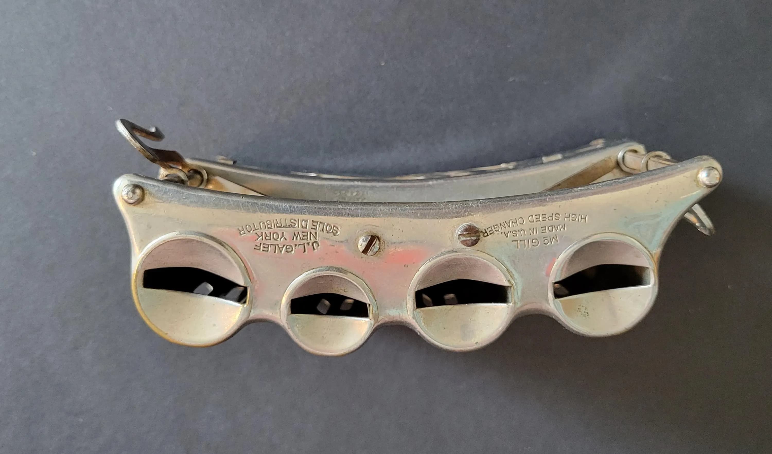 Vintage McGill Steel Coin Changer - 4-Barrel Model - image 3