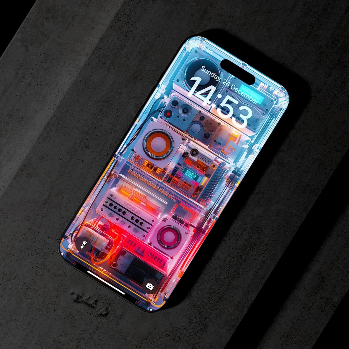 Transparent Concept Music Player iPhone Wallpaper | iOS Mobile Phone Wallpaper | iOS LockScreen Wallpaper | iOS Cellphone Wallpaper | 157 - image 3