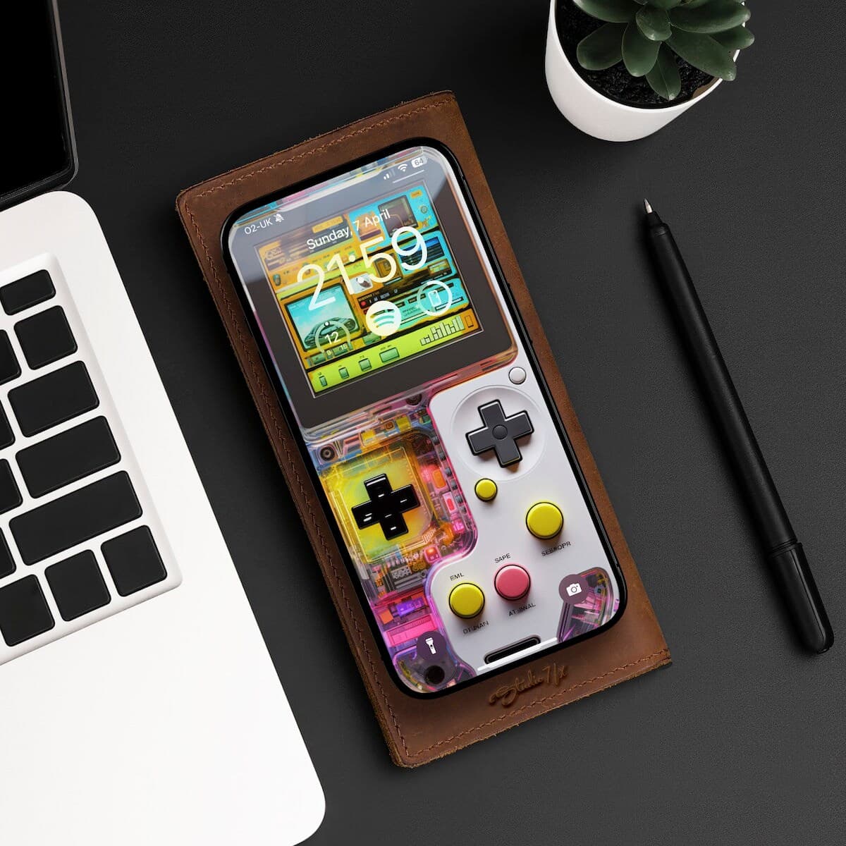 Gameboy iPhone Wallpaper | Mobile Phone Wallpaper | iOS LockScreen Wallpaper | Cellphone Wallpaper | Game Boy Wallpaper | 0252