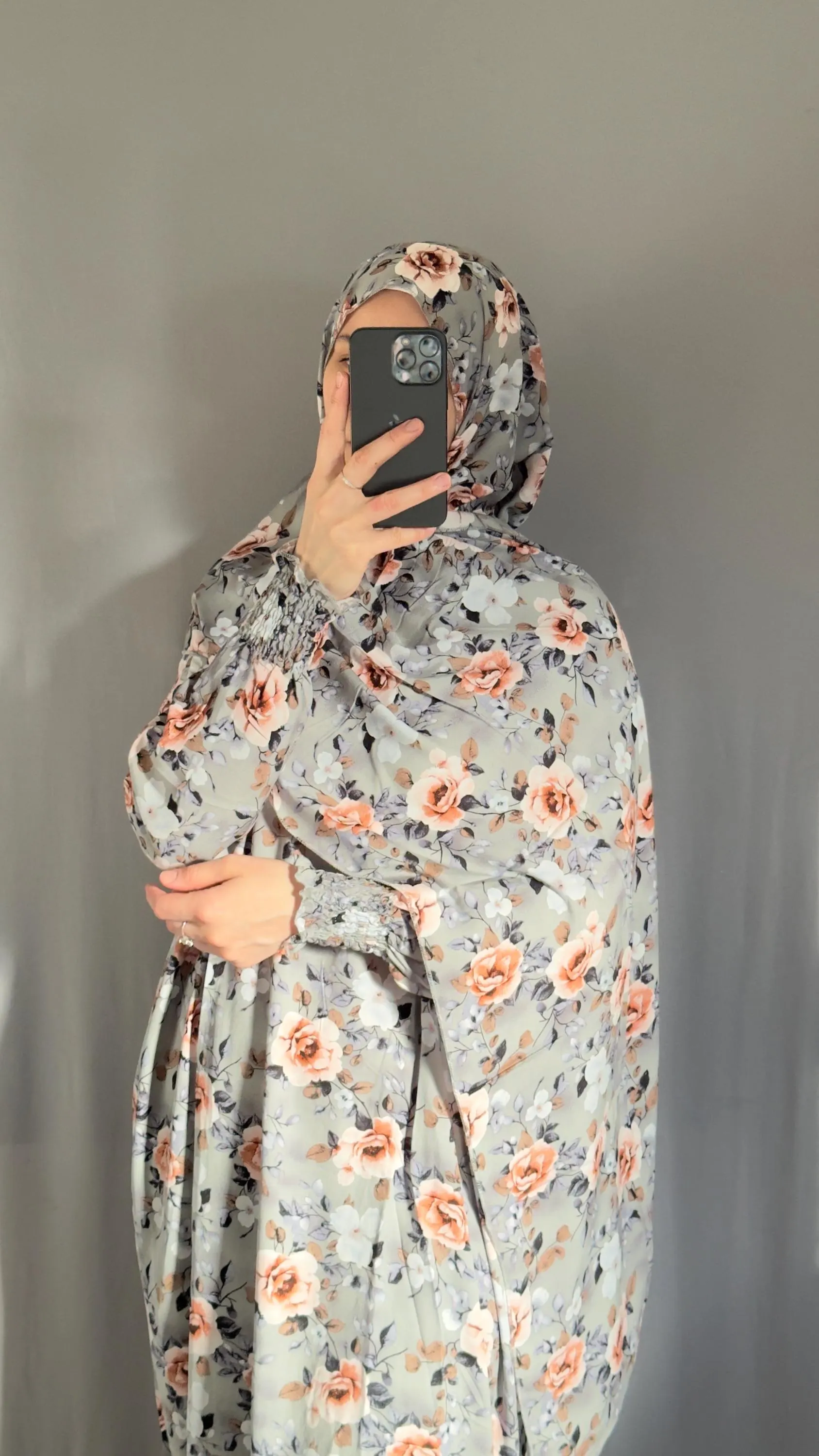 Plus Size Cotton Prayer Dress: One Piece Jilbab Khimar with Attached Hijab - image 5