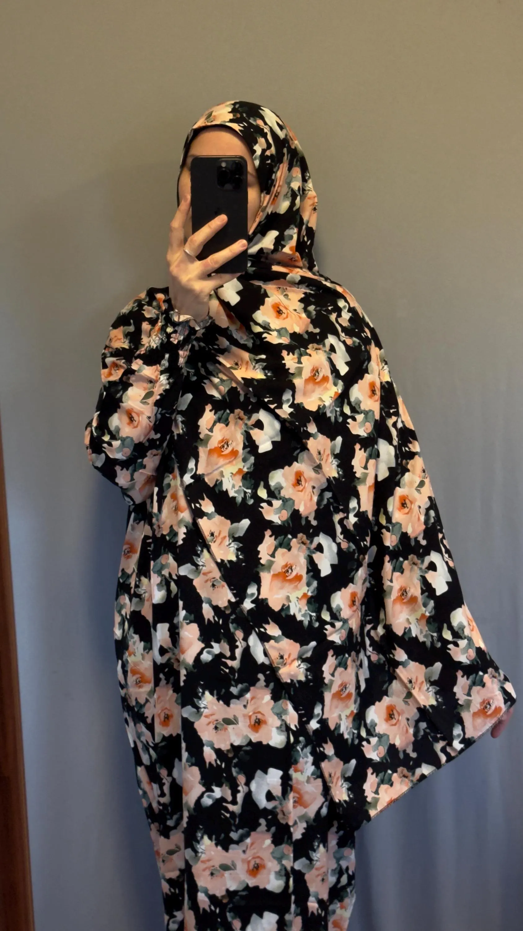 Ramadan Abaya / Overhead Abaya / Prayer Abaya Set / Prayer Dress for Woman / Prayer Clothe Muslim / Prayer Gown / Prayer Outfit/ Islamic gif - image 3