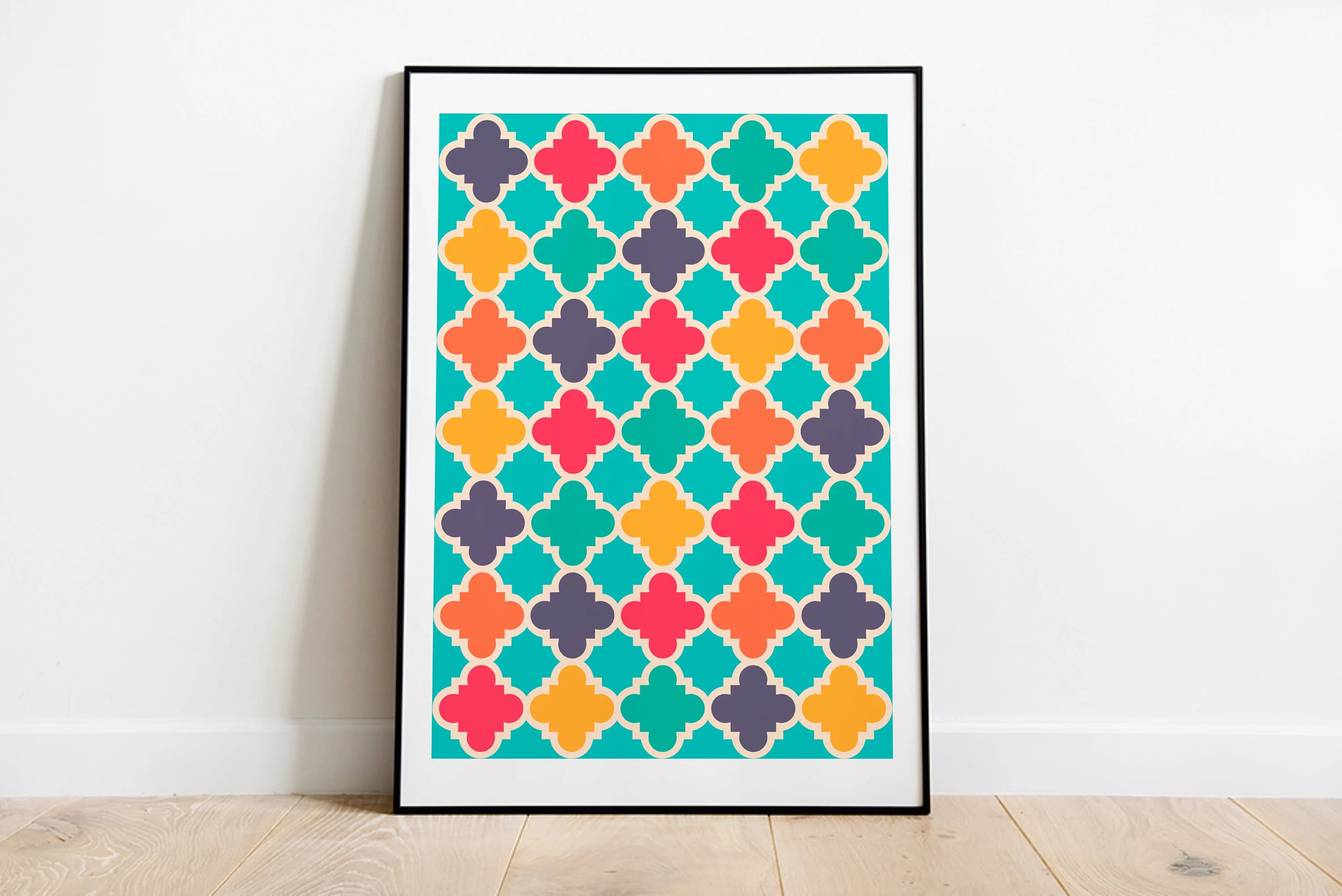 Islamic Geometric Wall Art | Arabesque Tile Print (Digital File) - image 4