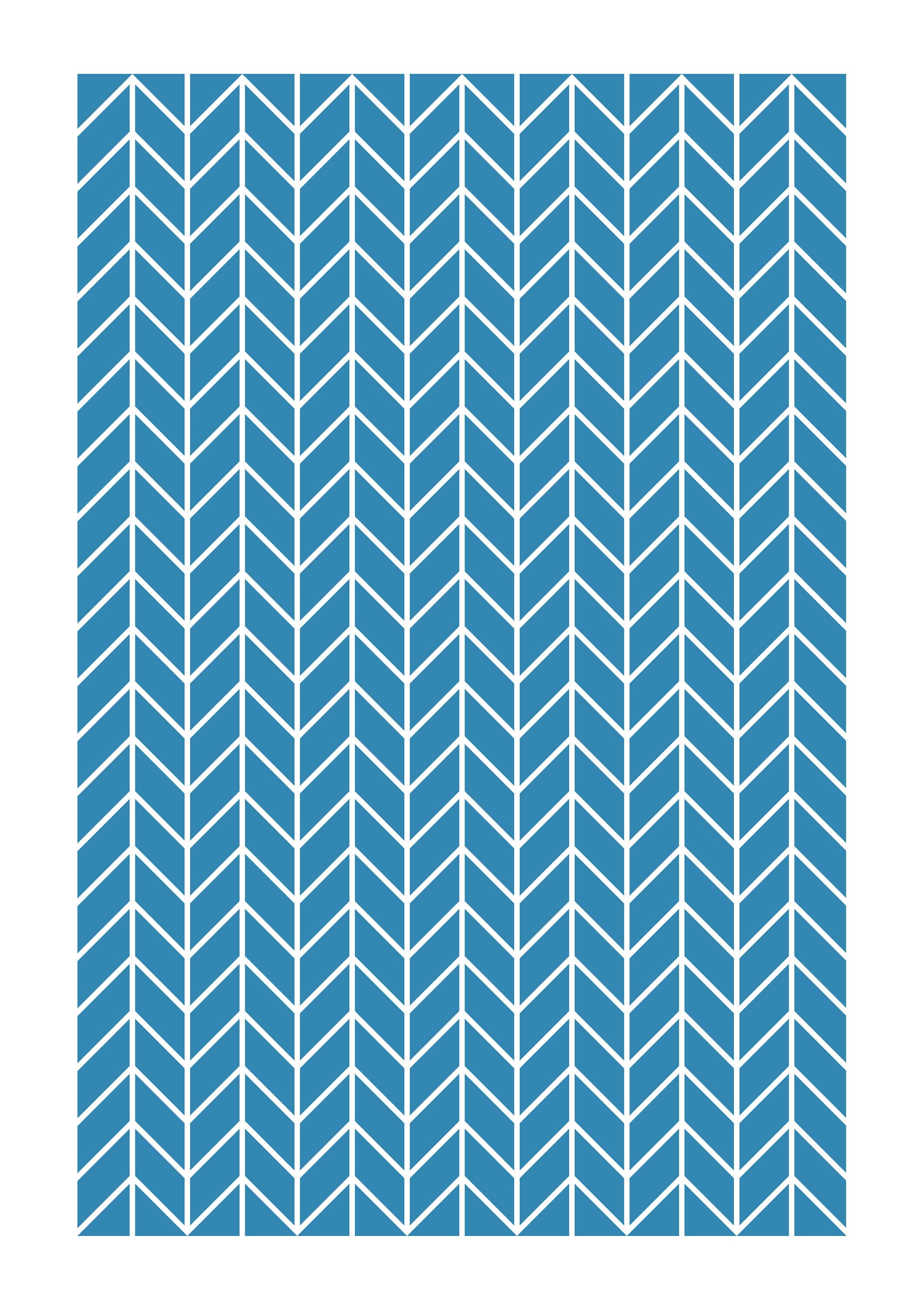 Geometric Diamonds Art Print | Monochrome Abstract Poster - image 4