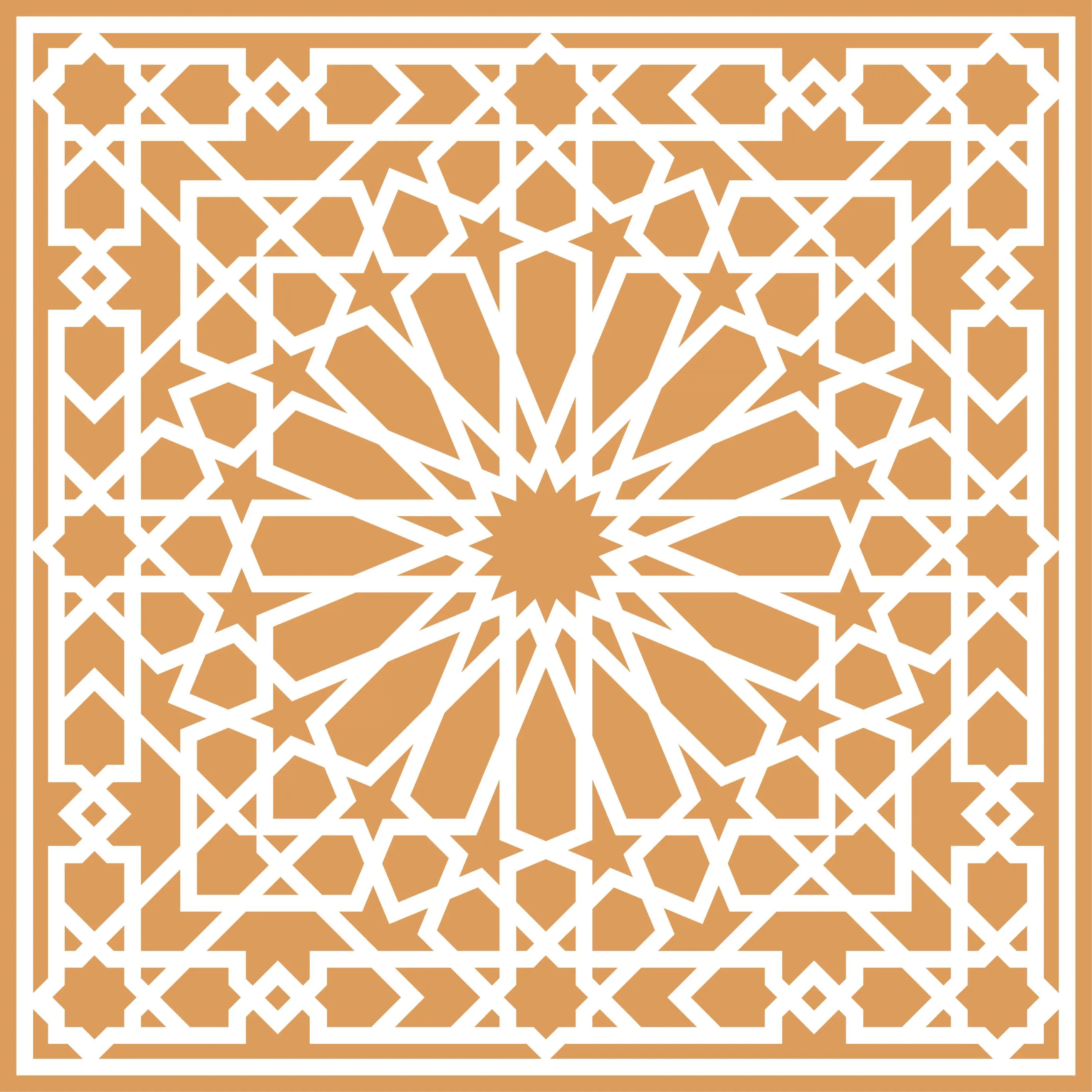 Moorish Rosette Islamic Geometry Art Print | Elegant Home Decor - image 2