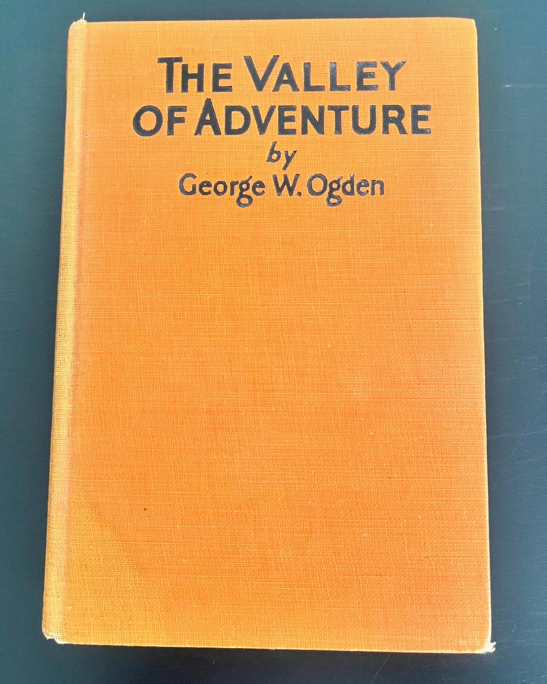 Vintage Orange Hardcover Book Stack 3 Cloth Books Pamela Wynne George W Ogden - image 4