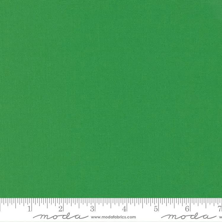 Bella Solids Kelly Green Fabric: Moda Cotton Quilting Material