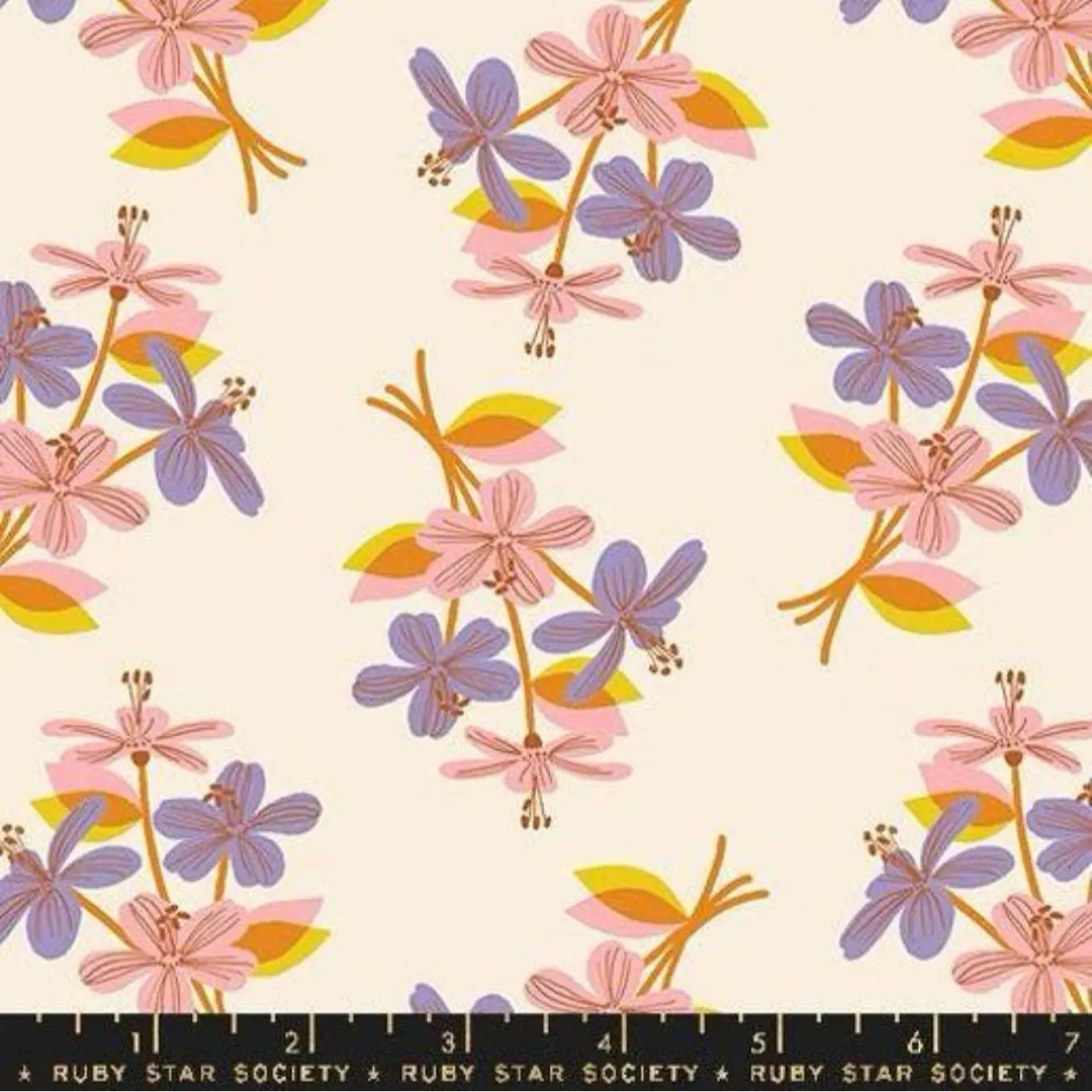 Vintage Garden Floral Cotton Fabric by Ruby Star Society