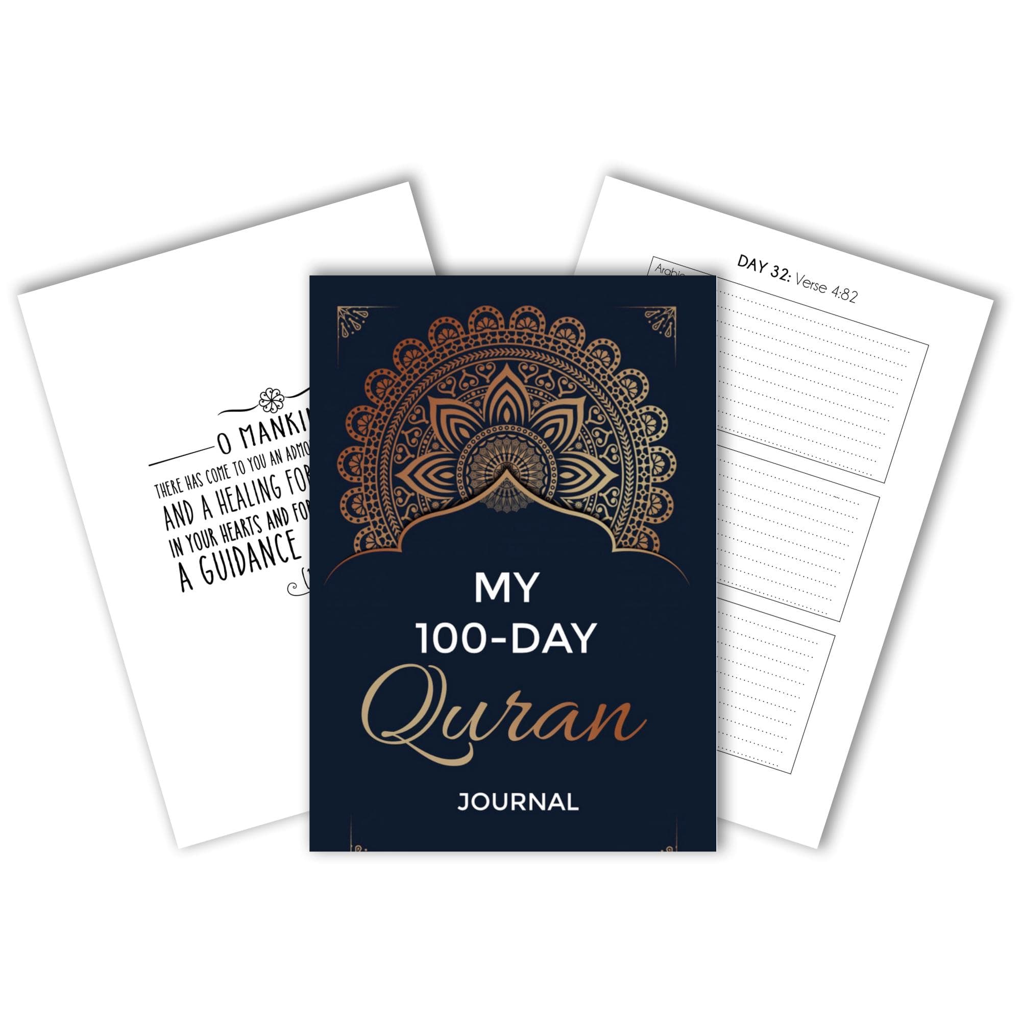 100-Day Quran Journal: Muslim Reflection Diary (Digital PDF) - image 5