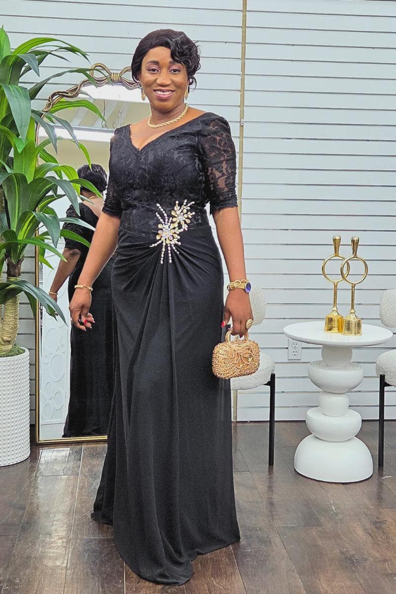 Celestine Dress - Black - image 3