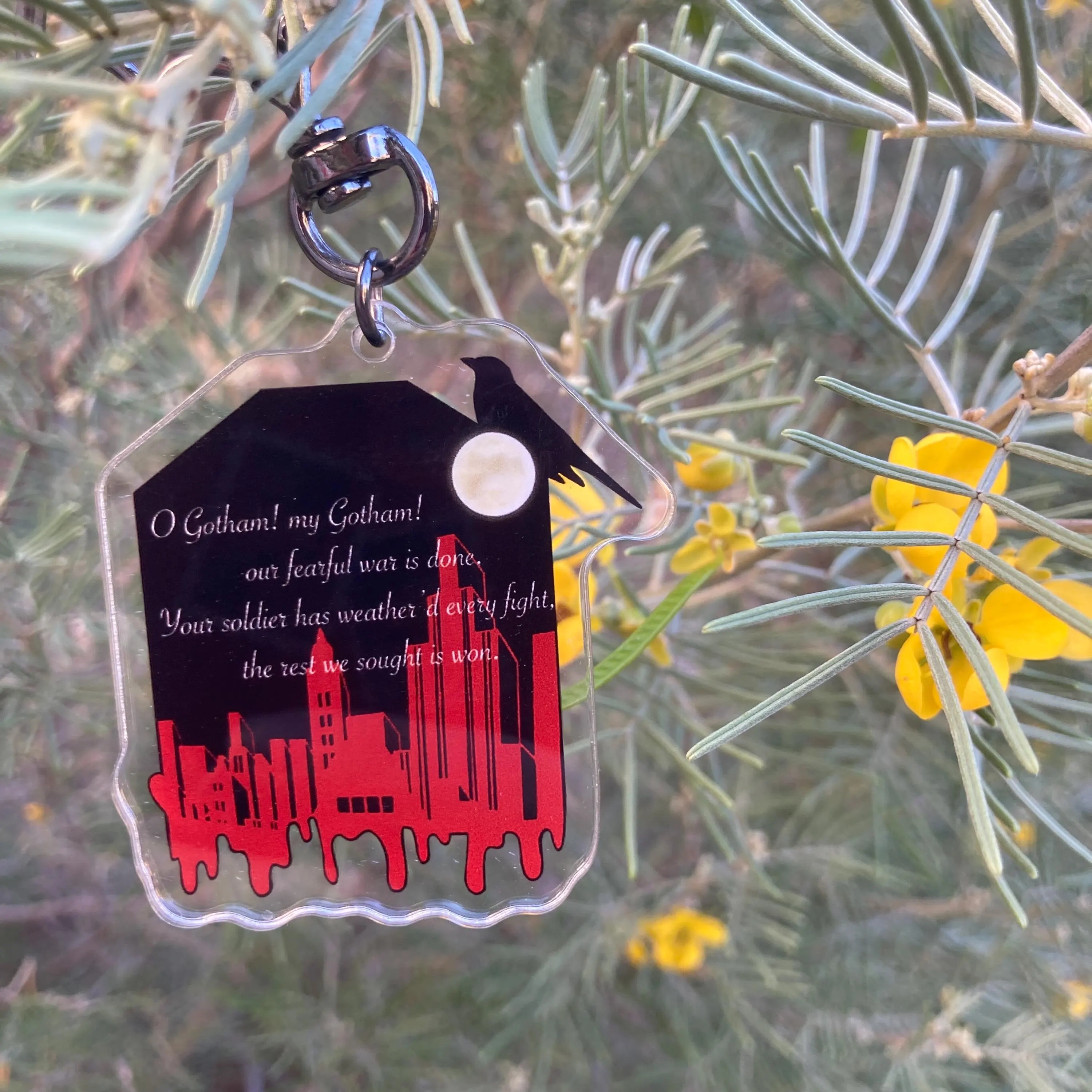 Dead Robins Society Acrylic Charm - image 3