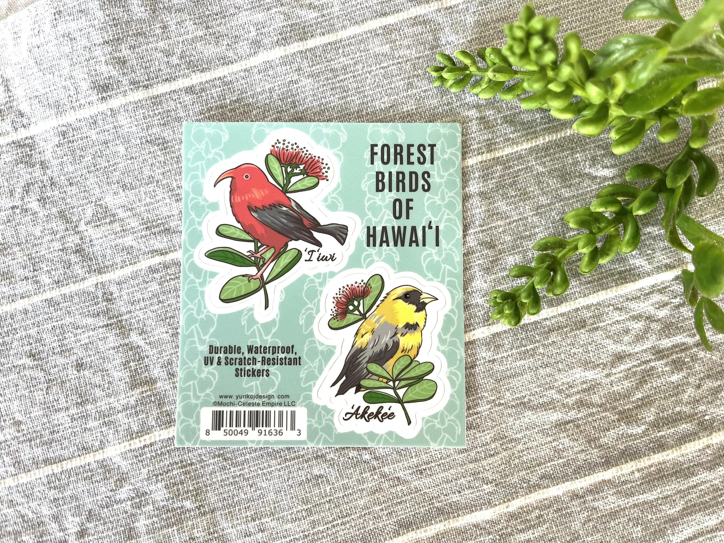 Forest Birds of Hawai'i Sticker Sheet - image 3