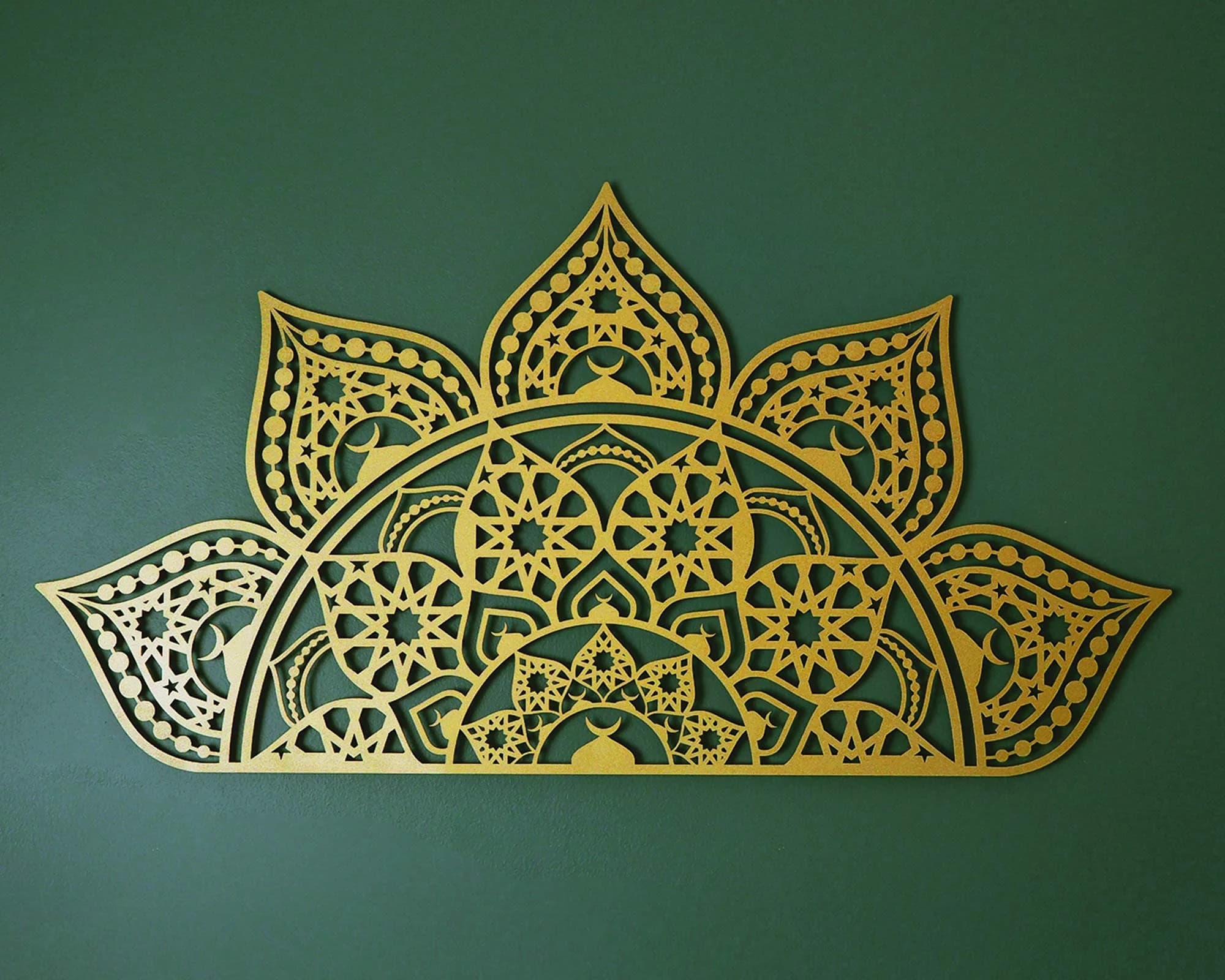 Arabic Mandala Wall Art, Metal Moroccan Decor, Indian Art, Islamic Wall Art, Ethnic Decor, Mandala Wall Hanging, Arabic Home Decor Mandala