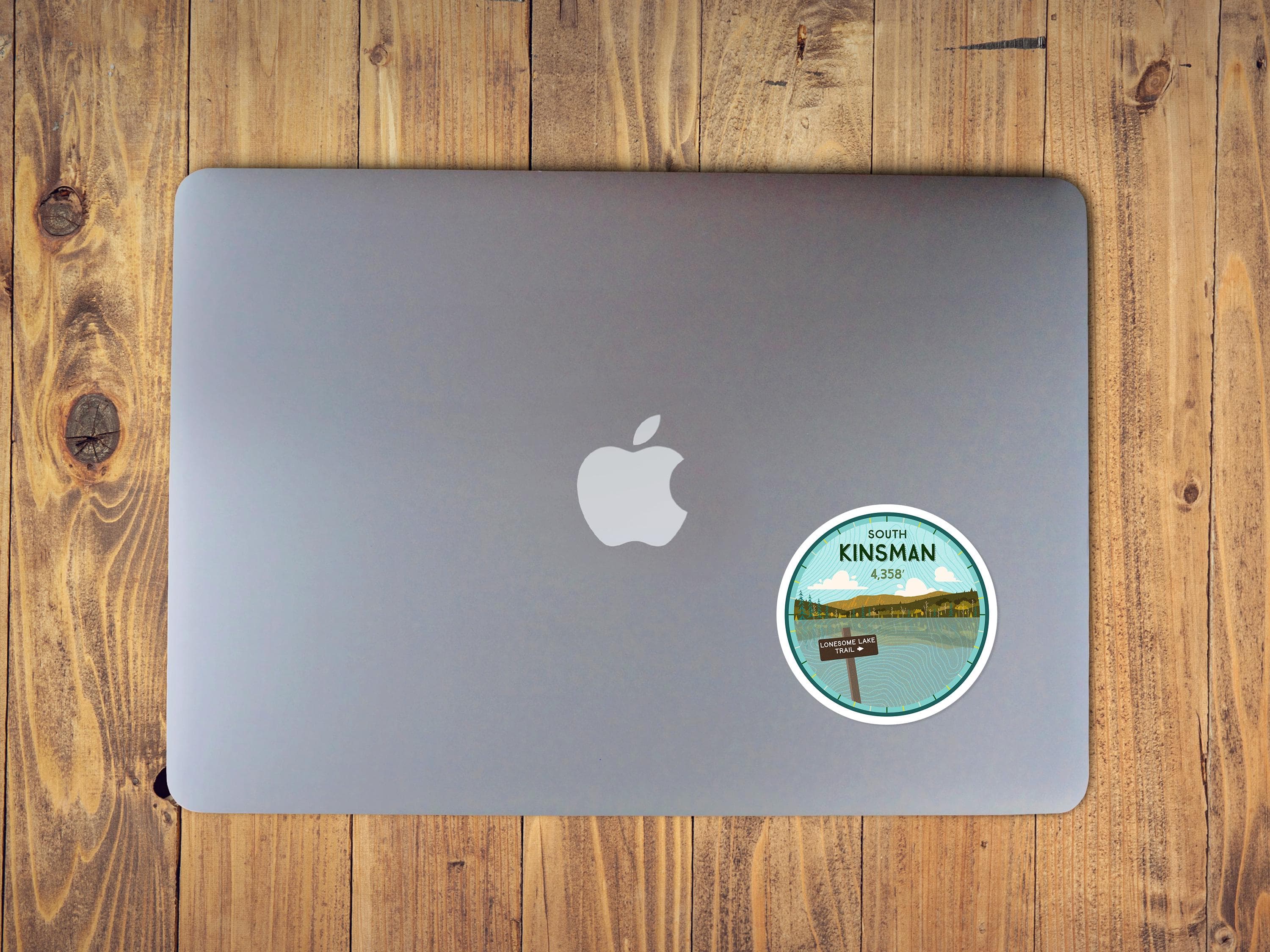 South Kinsman Mountain Sticker: NH White Mountains Waterproof Decal - image 3