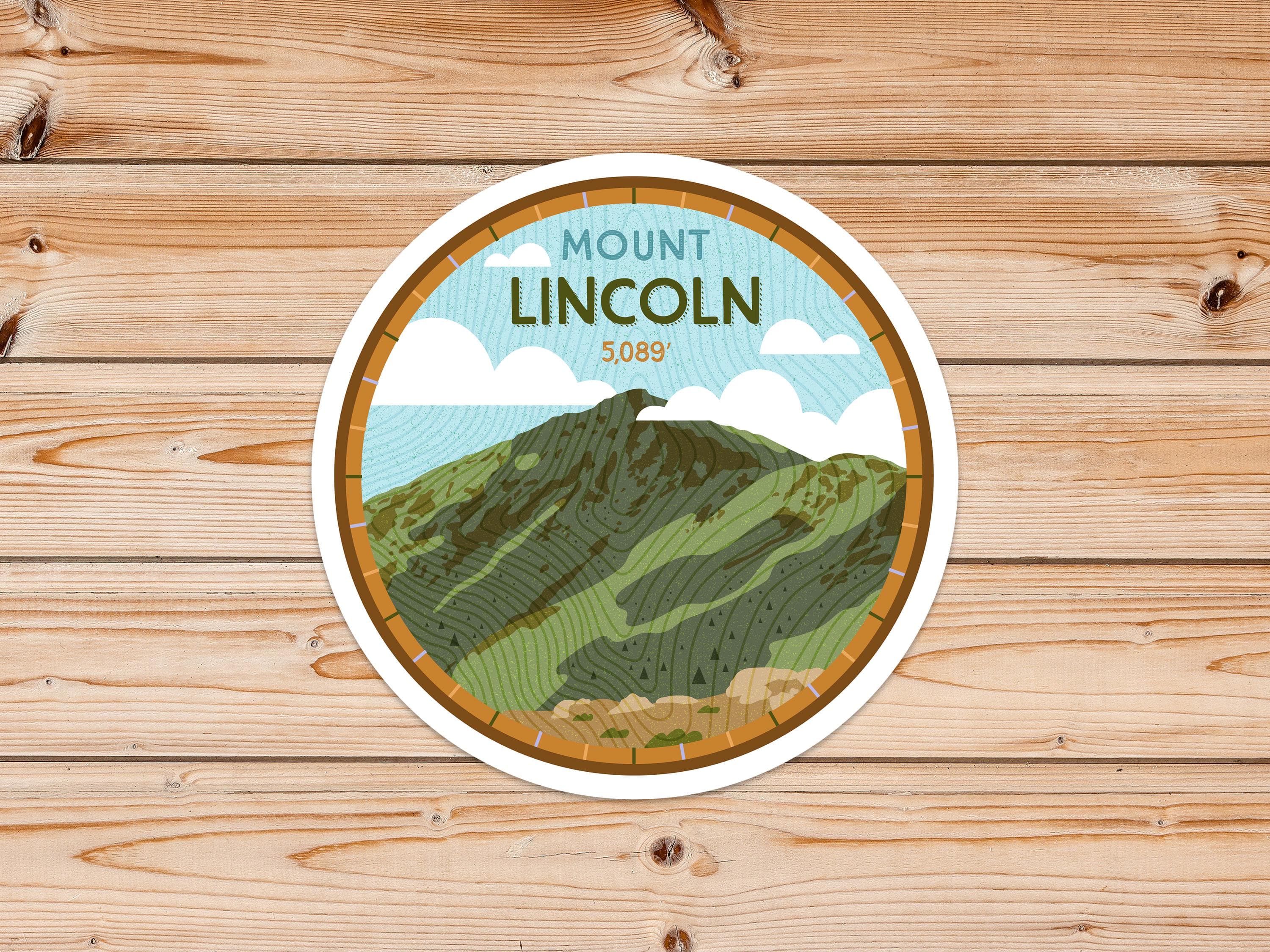 Mount Lincoln - Sticker or Magnet - New Hampshire White Mountains - 4000 Footers NH - image 2