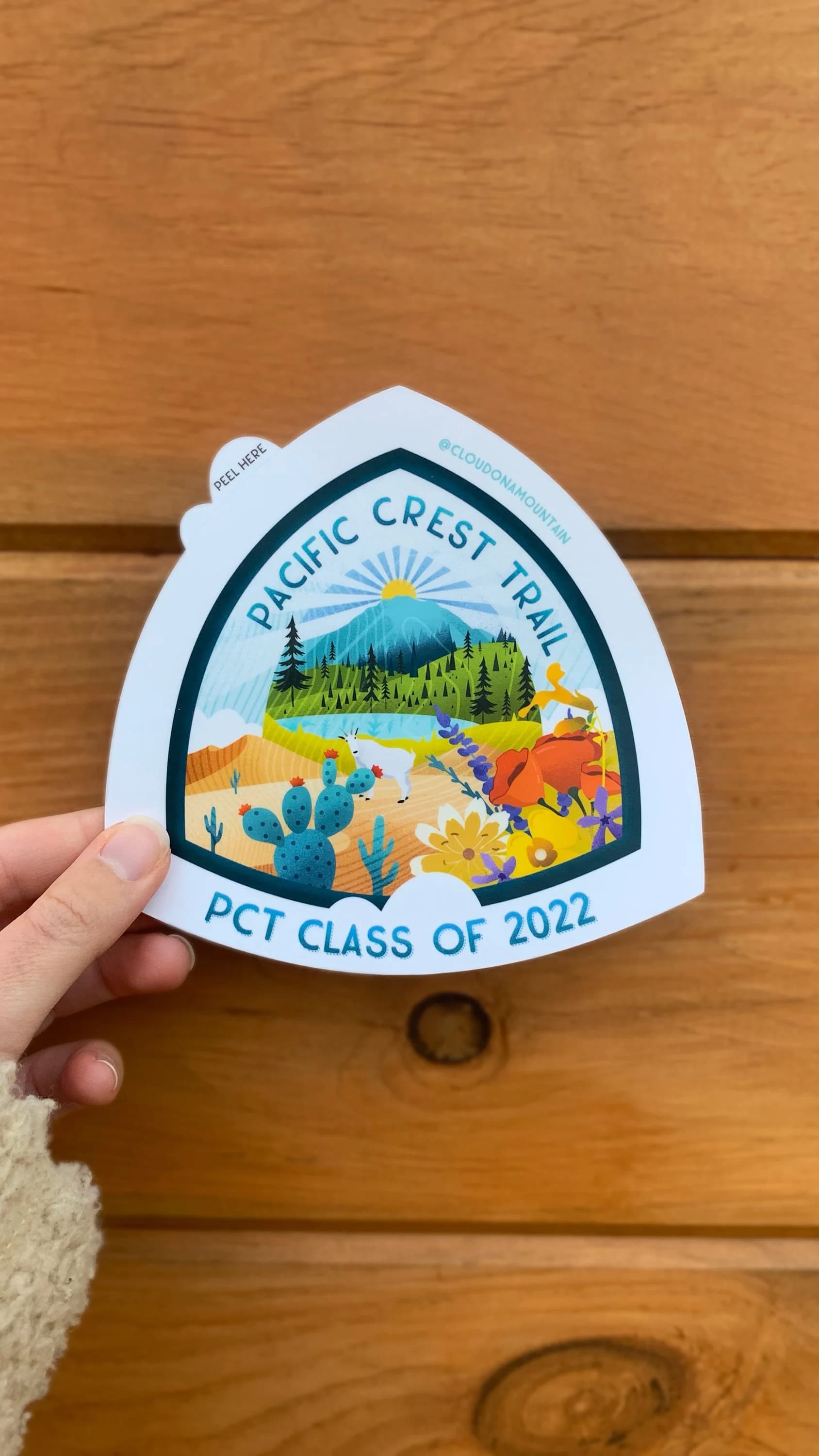 PCT Pacific Crest Trail - Thru Hiking - Vinyl Sticker - image 5