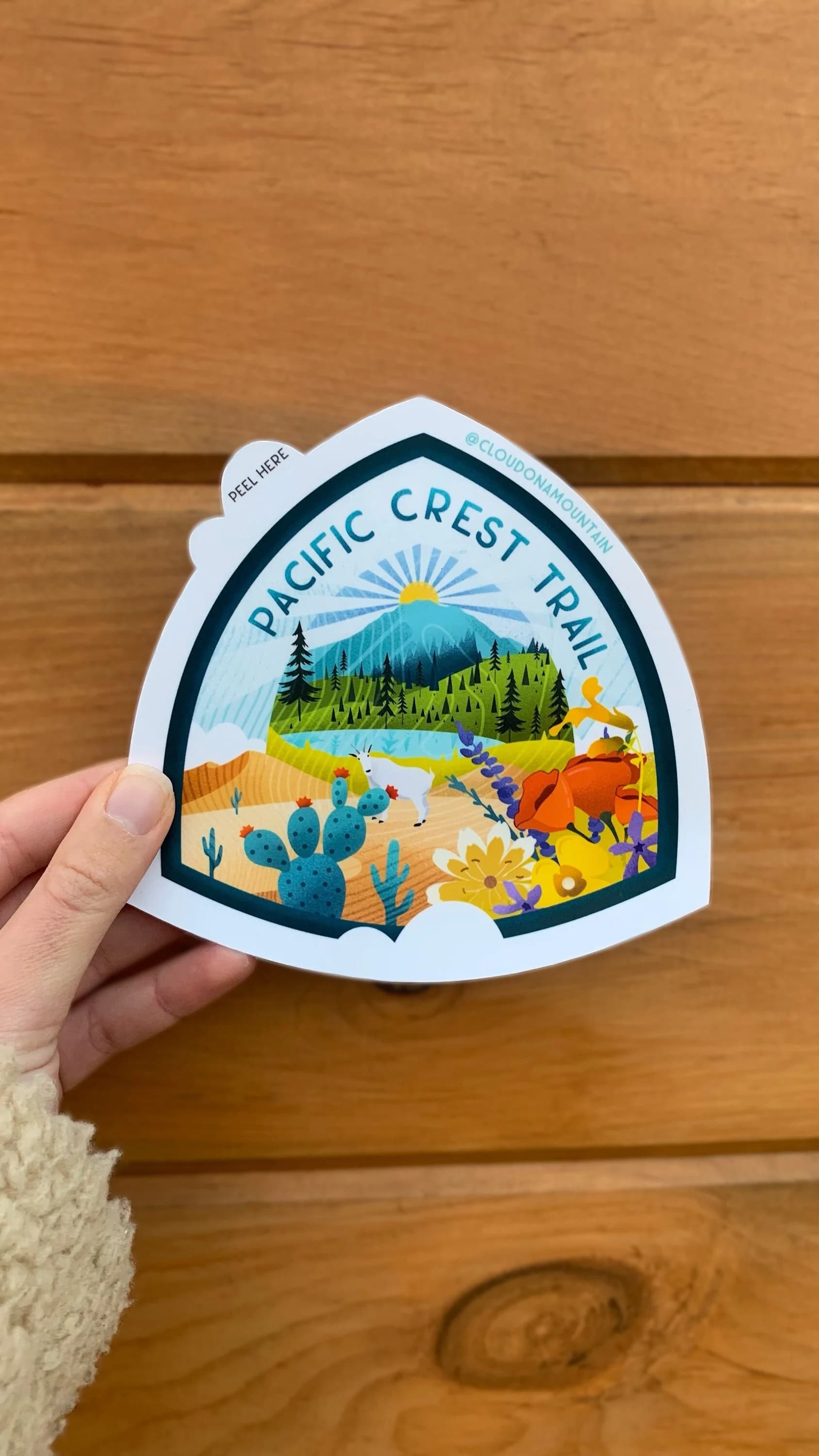 PCT Pacific Crest Trail - Thru Hiking - Vinyl Sticker - image 4