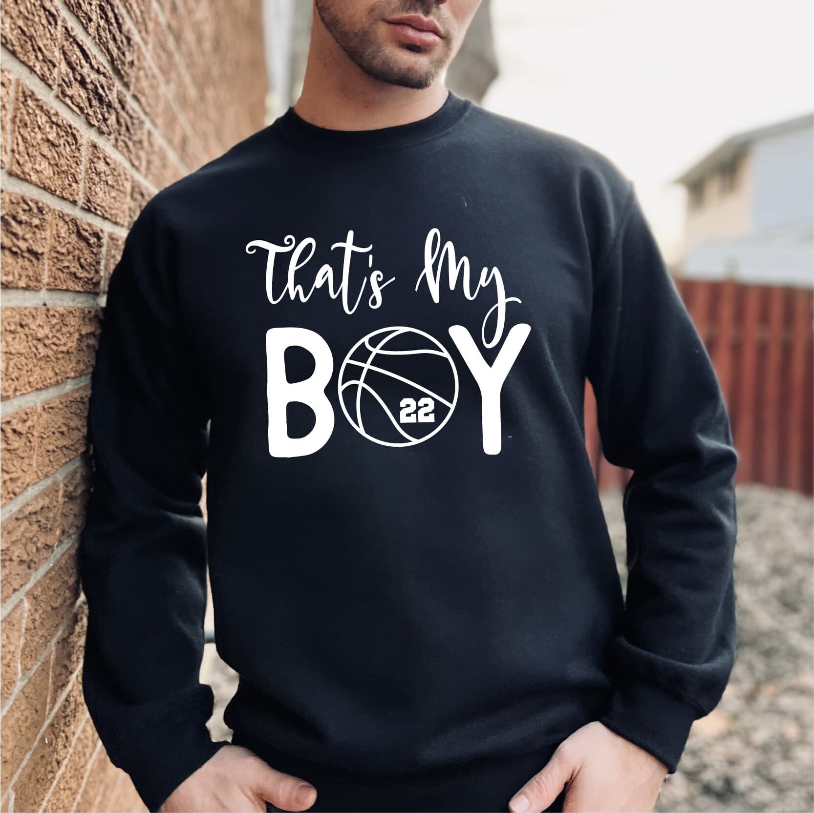 That's My Boy Sweatshirt, My Boy Basketball Sweatshirt, Glitter Basketball Shirt, Custom Basketball Sweatshirt , Basketball Mom Sweatshirt - image 5