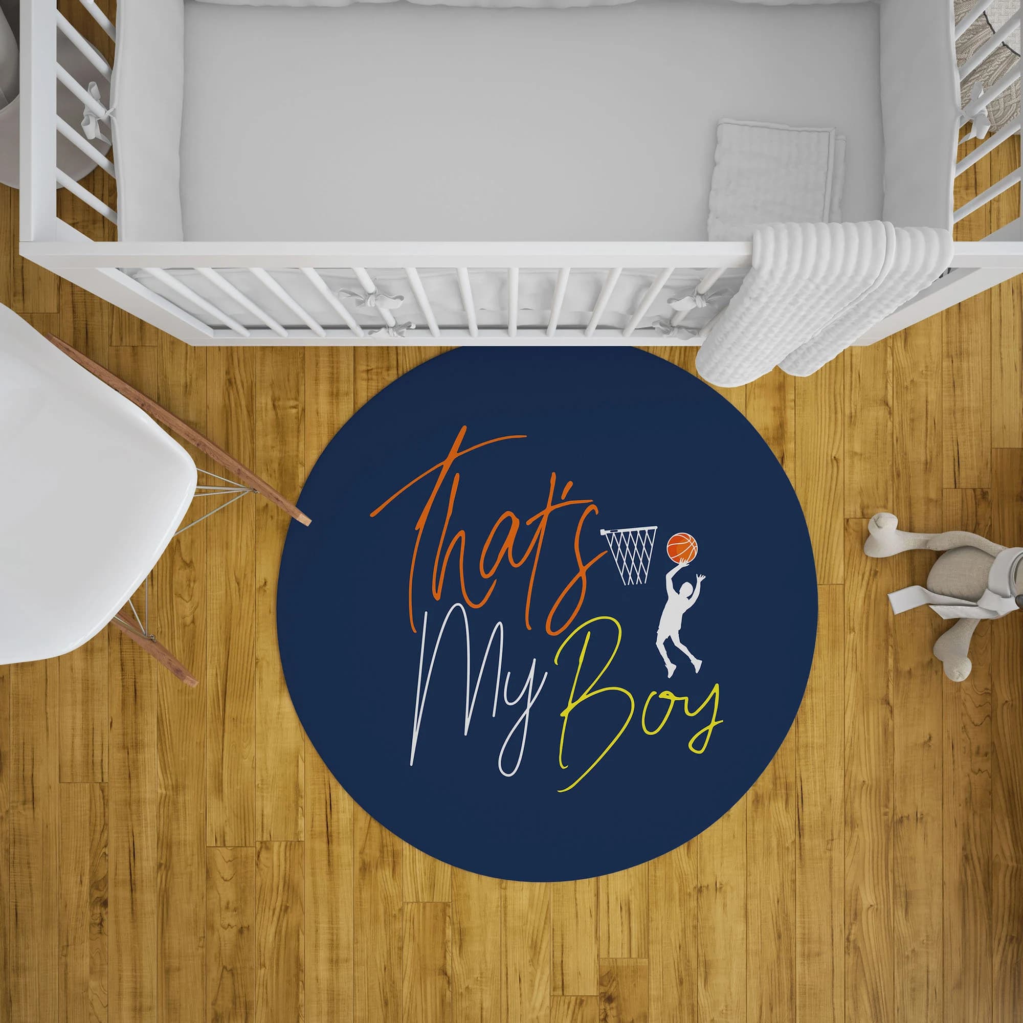 Thats my boy rug, basketball rug, basketball decor rug, gift for him, kids room rug, basketball gift, custom rug,teen rug,custom logo rug - image 3