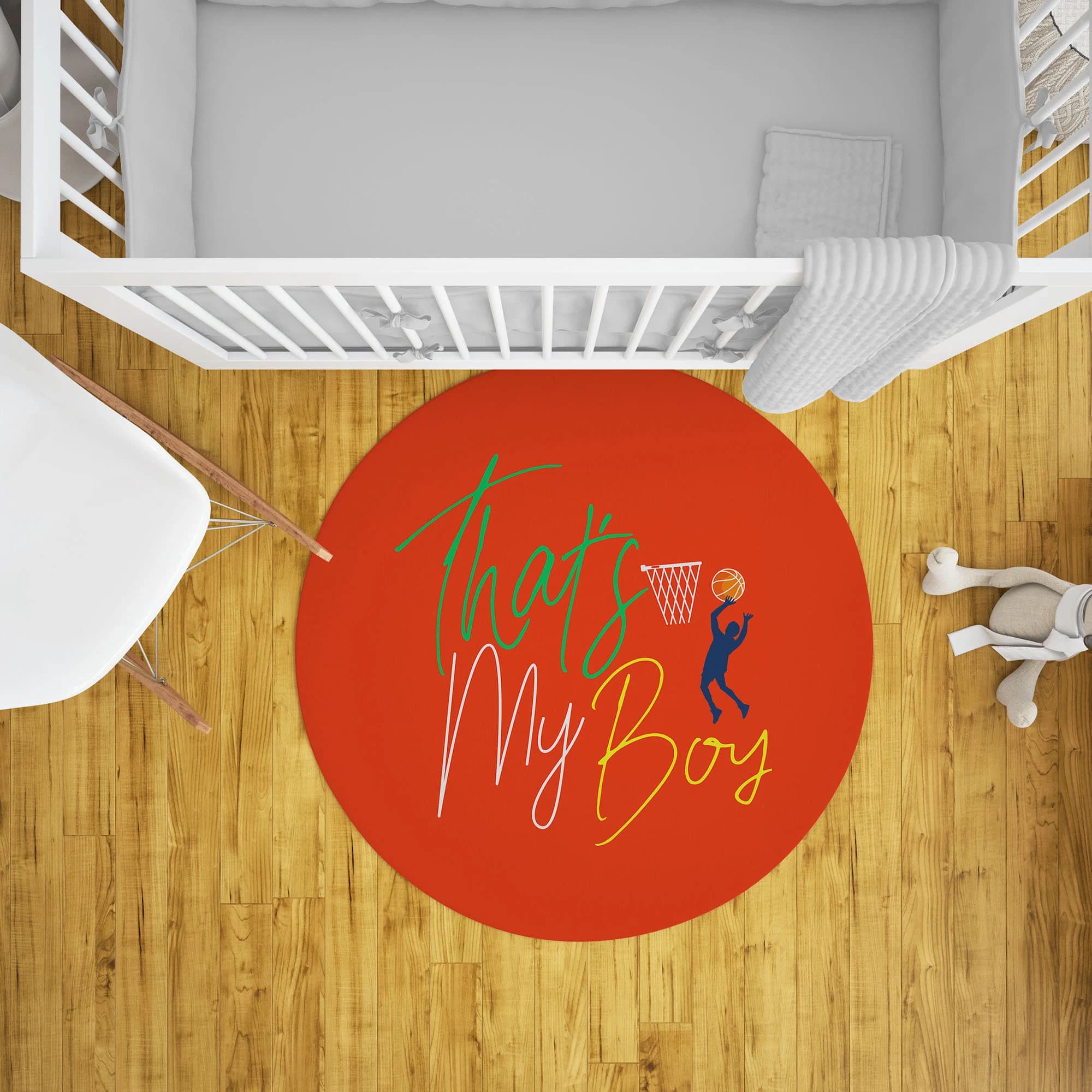 Thats my boy rug, basketball rug, basketball decor rug, gift for him, kids room rug, basketball gift, custom rug,teen rug,custom logo rug - image 5