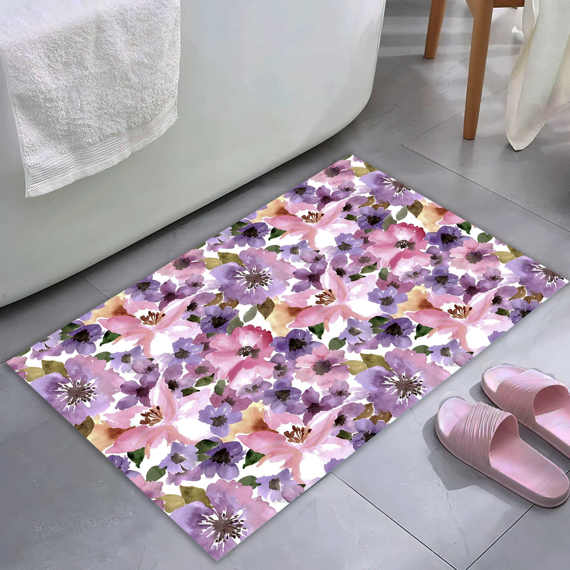 Flower Rug,fluffy flower Rug,Shaggy Rug Flower Shaped Rug,Brown Flower Rug Flower Mat, flower Bathroom Mat,Flower Area Rug