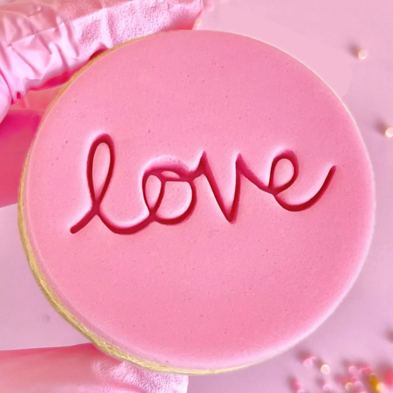 Valentines Day love stamp for fondant biscuit cookie cutter cake cupcake topper decoration baking supplies m and s biscuits m&s biscuits