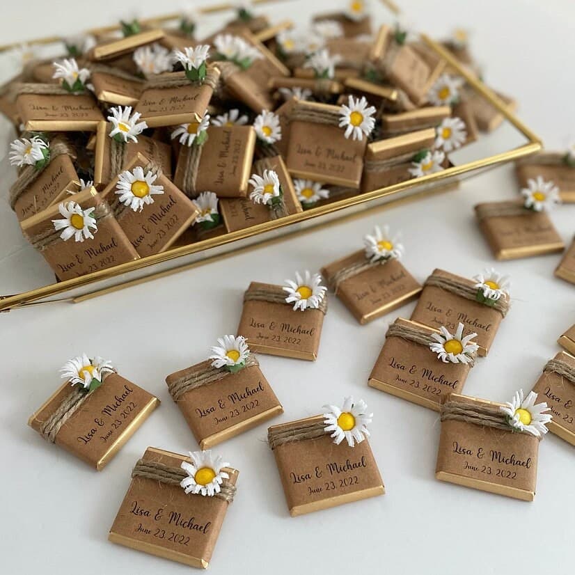 Wedding Favors Chocolate, Wedding Favors, Baby Chocolate, Wedding Chocolate, Customized Chocolate, Rustic Favors - image 5