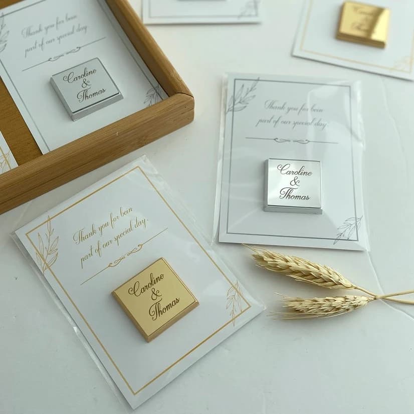 Wedding Chocolate, Wedding Favors, Engagement Favors Chocolate, Chocolate For Guests, Card Chocolate - image 4