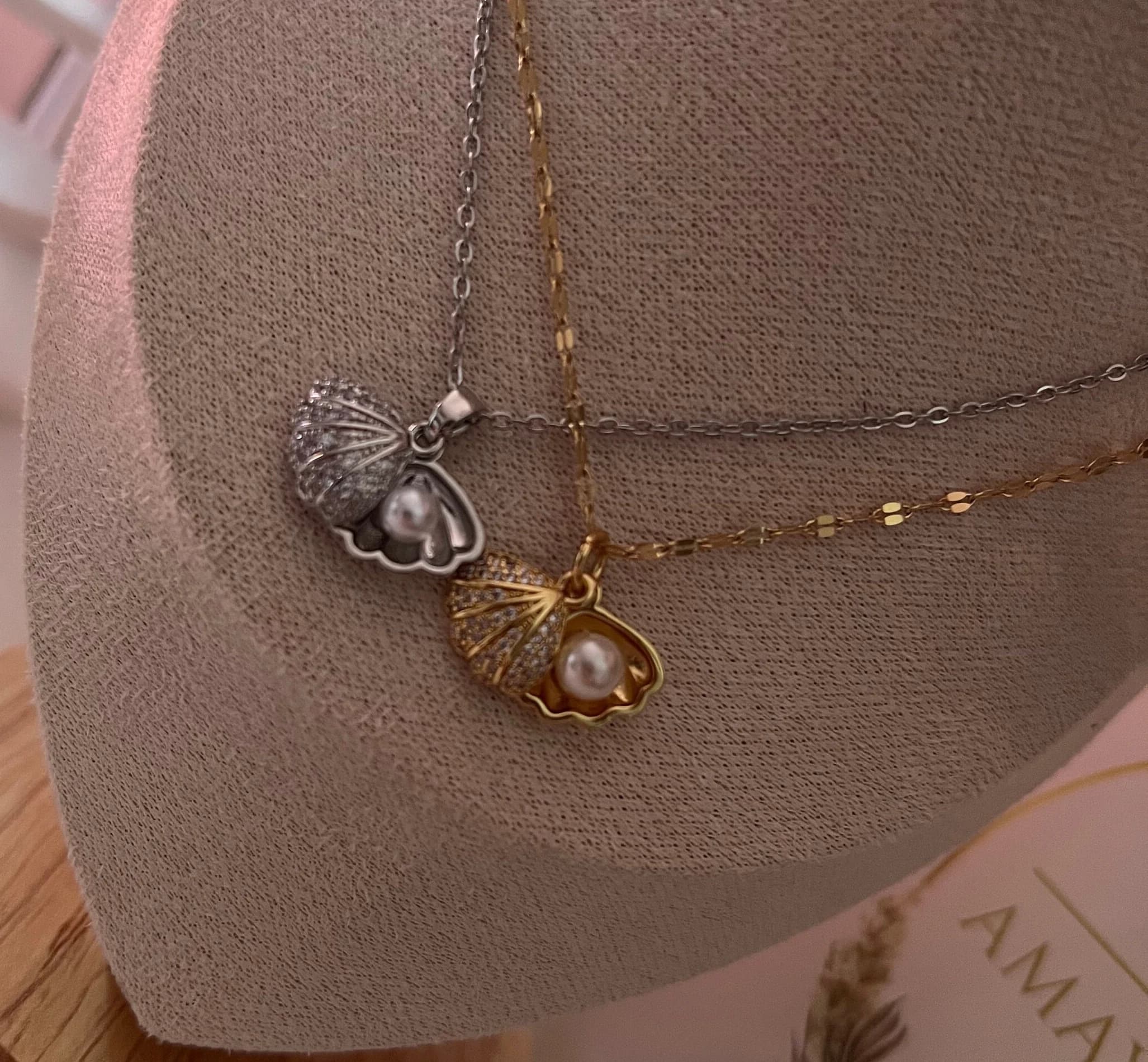 Pearl In Shell Neckace | Shell Necklace | Gift Idea | Dainty Necklace | - image 5
