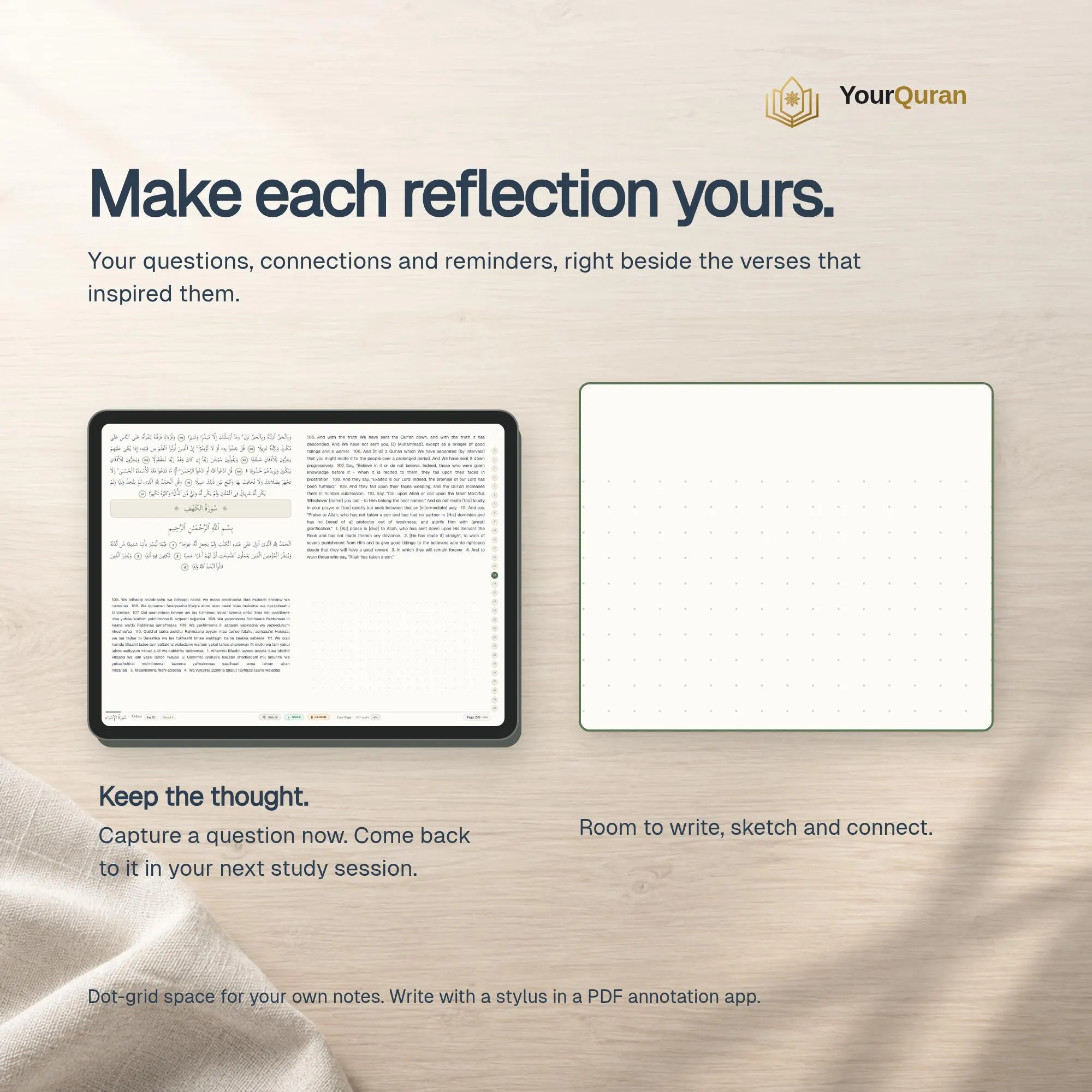 Hafiz Bundle: Reyhan 4-Panel Quran Study + 6 Kufi Prints (Digital Download) - image 5
