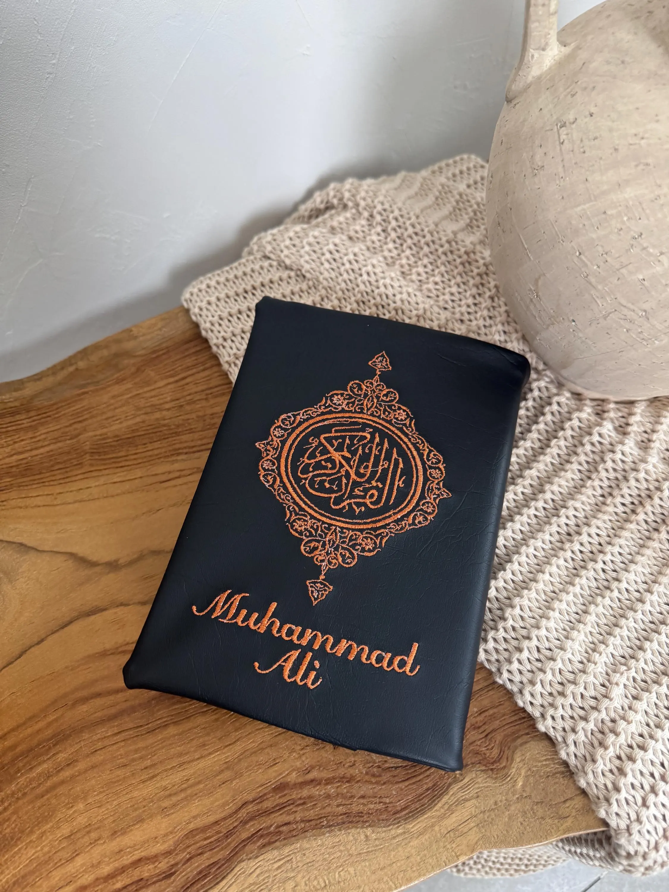 Black Personalised Quran- Classic logo - image 2