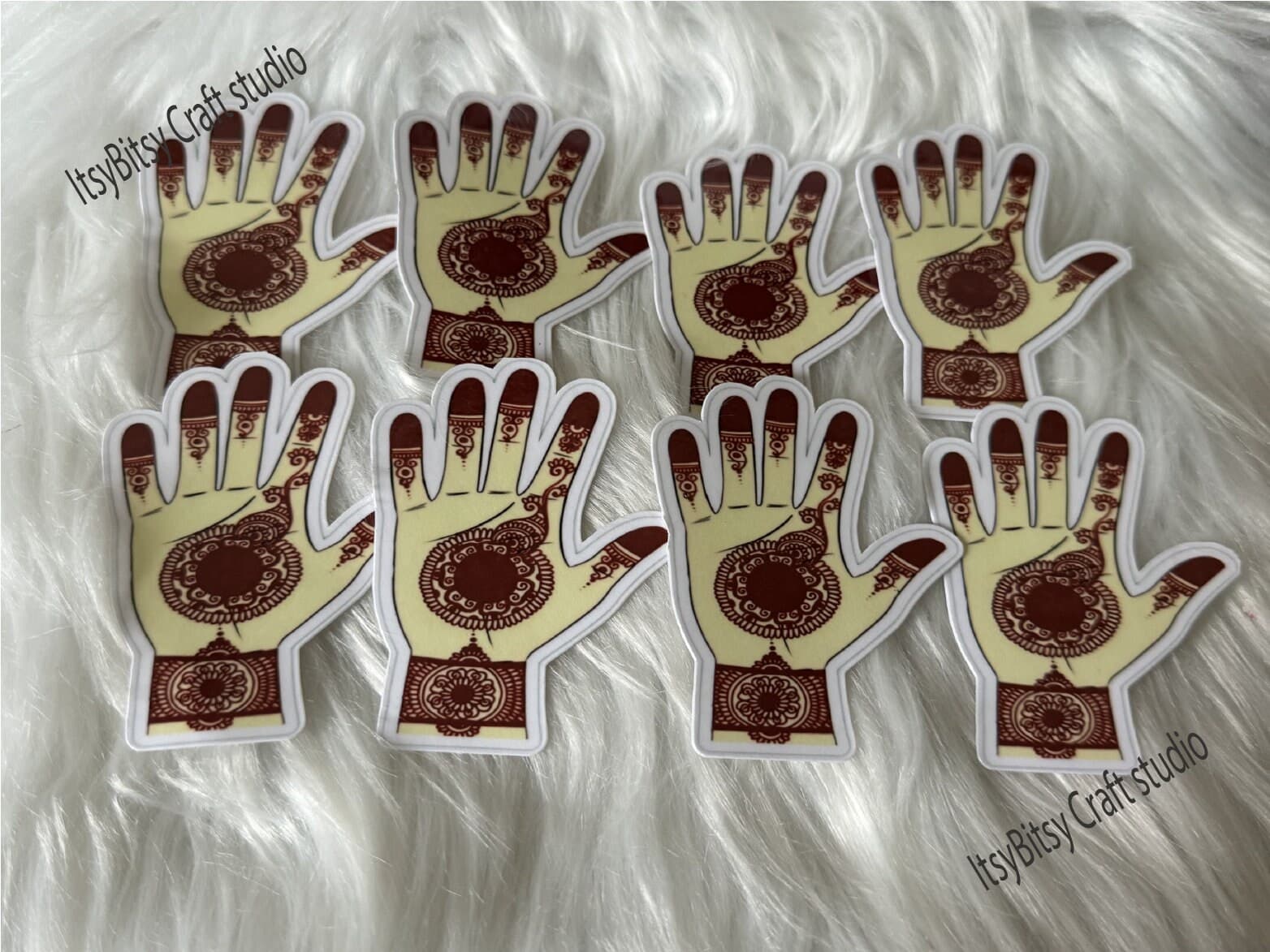 Desi Wedding Favor Tags: Custom Shaadi, Mehndi, Dholki - image 5