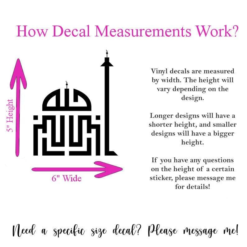 Islamic Wedding Welcome Sign | Vinyl Decal Sticker | Welcome Sign Wedding | Vinyl Sticker Decal | Customized Wedding Vinyl Decal | Wedding - image 2