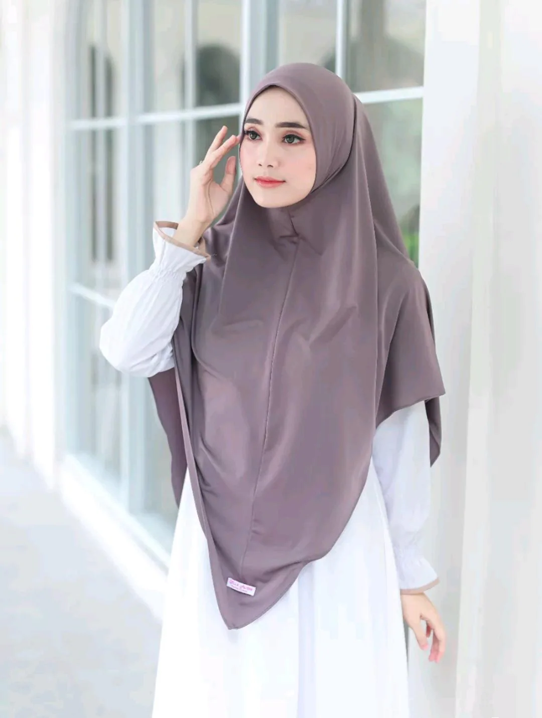 Hijab Khimar daily wear jilbab slip on islamic head covering hijab prayer